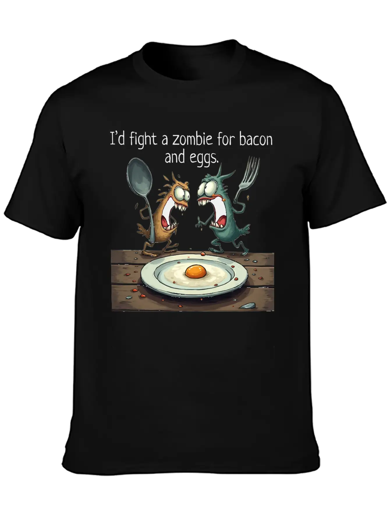 Breakfast Essential Unisex Summer Tee – Soft Cotton Casual Fit