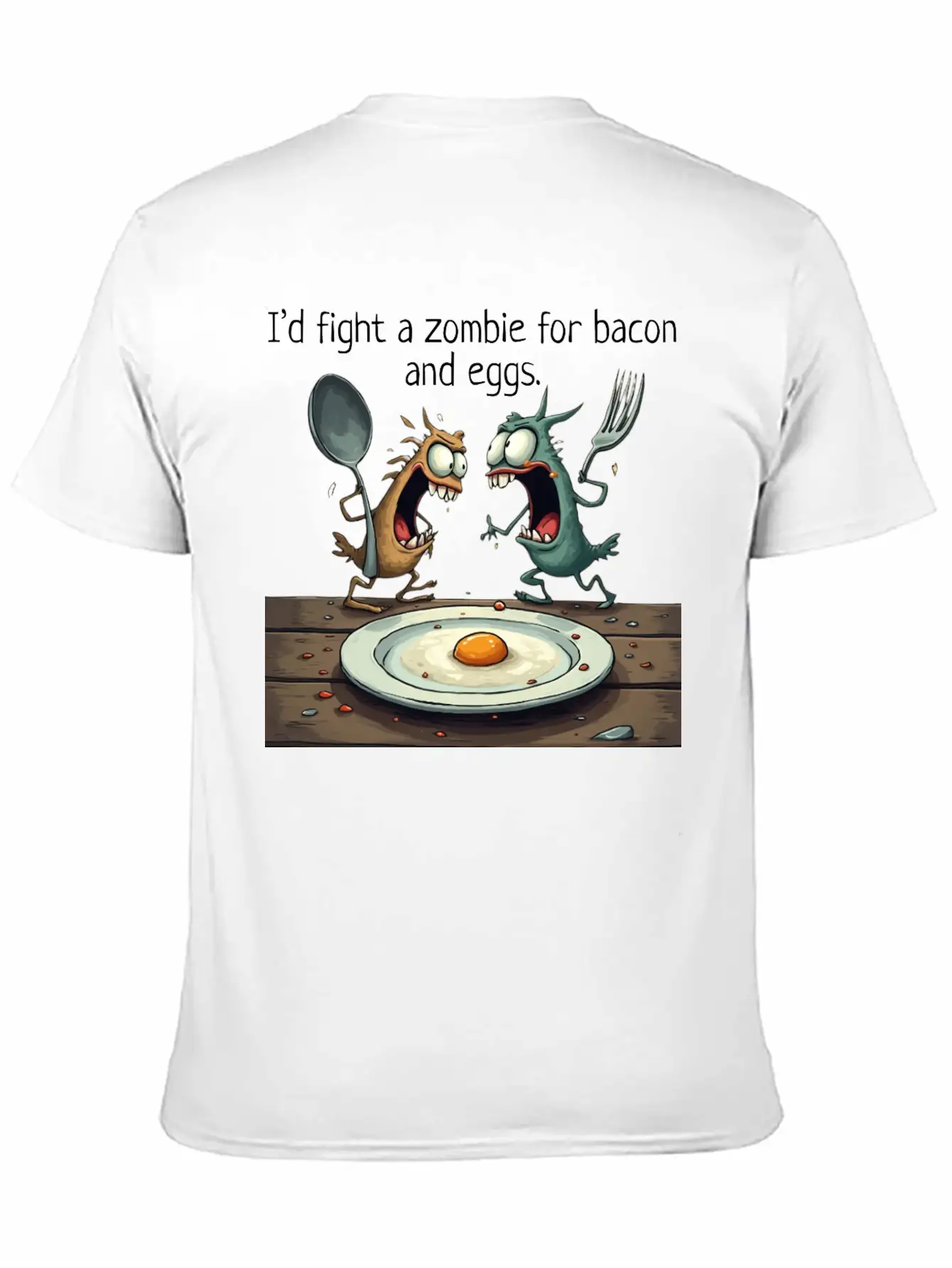 Breakfast Essential Unisex Summer Tee – Soft Cotton Casual Fit