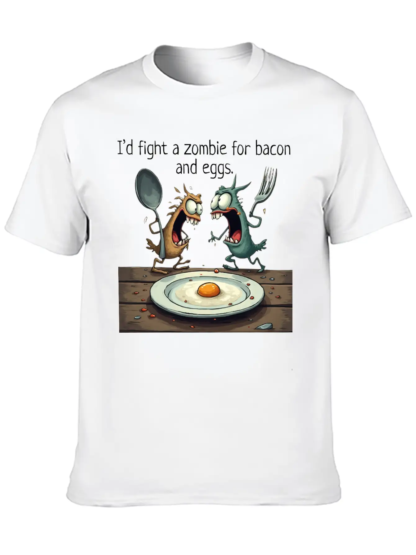 Breakfast Essential Unisex Summer Tee – Soft Cotton Casual Fit