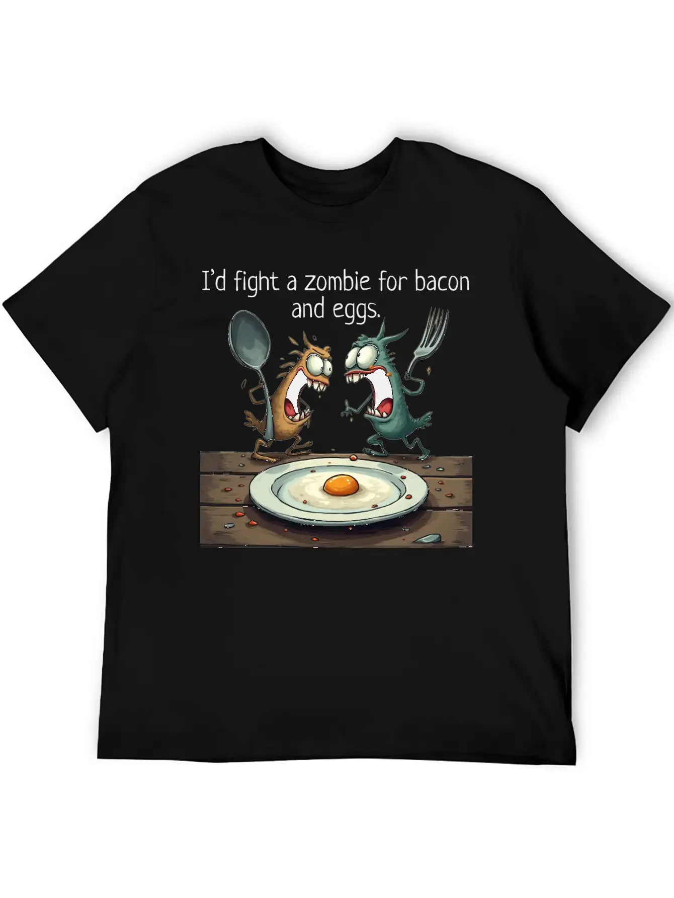 Breakfast Essential Unisex Summer Tee – Soft Cotton Casual Fit