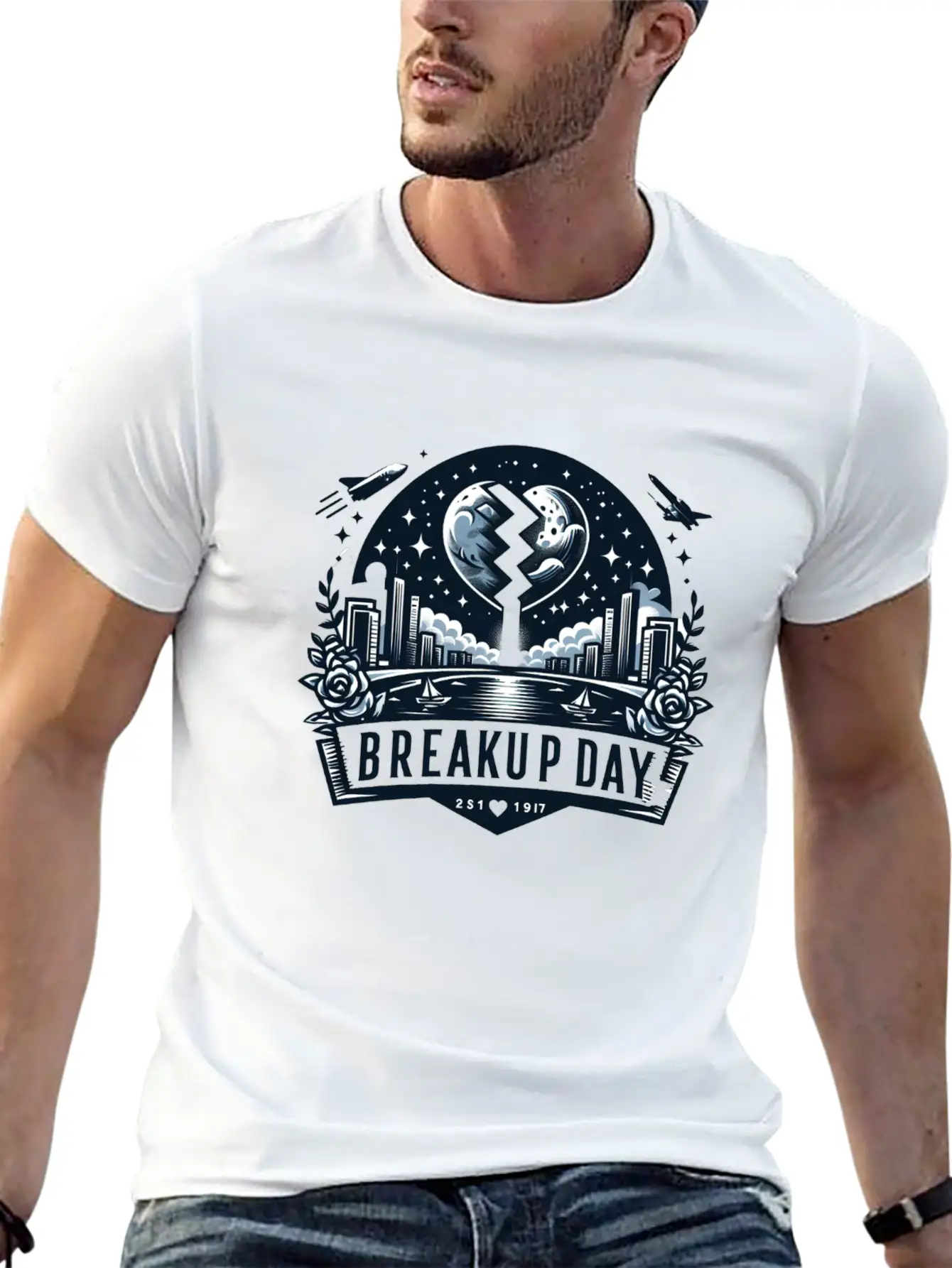 Breakup Day Stylish Everyday T-Shirt – Unisex Basic Cotton Tee