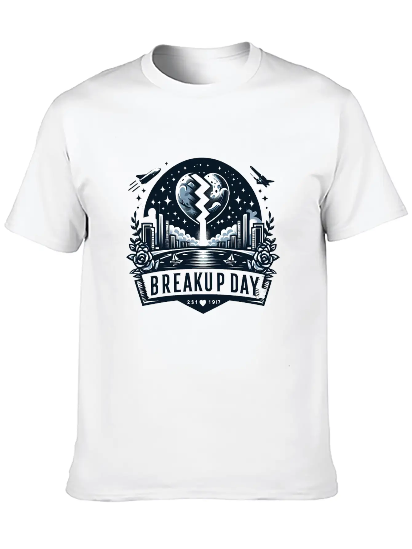 Breakup Day Stylish Everyday T-Shirt – Unisex Basic Cotton Tee