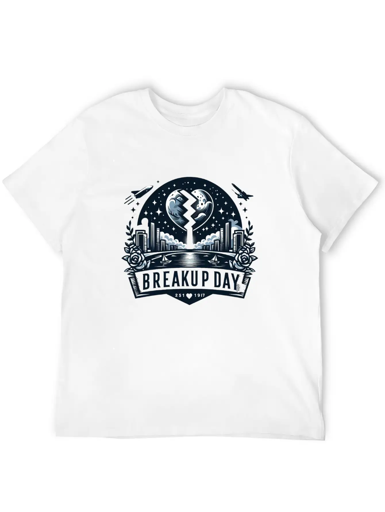 Breakup Day Stylish Everyday T-Shirt – Unisex Basic Cotton Tee