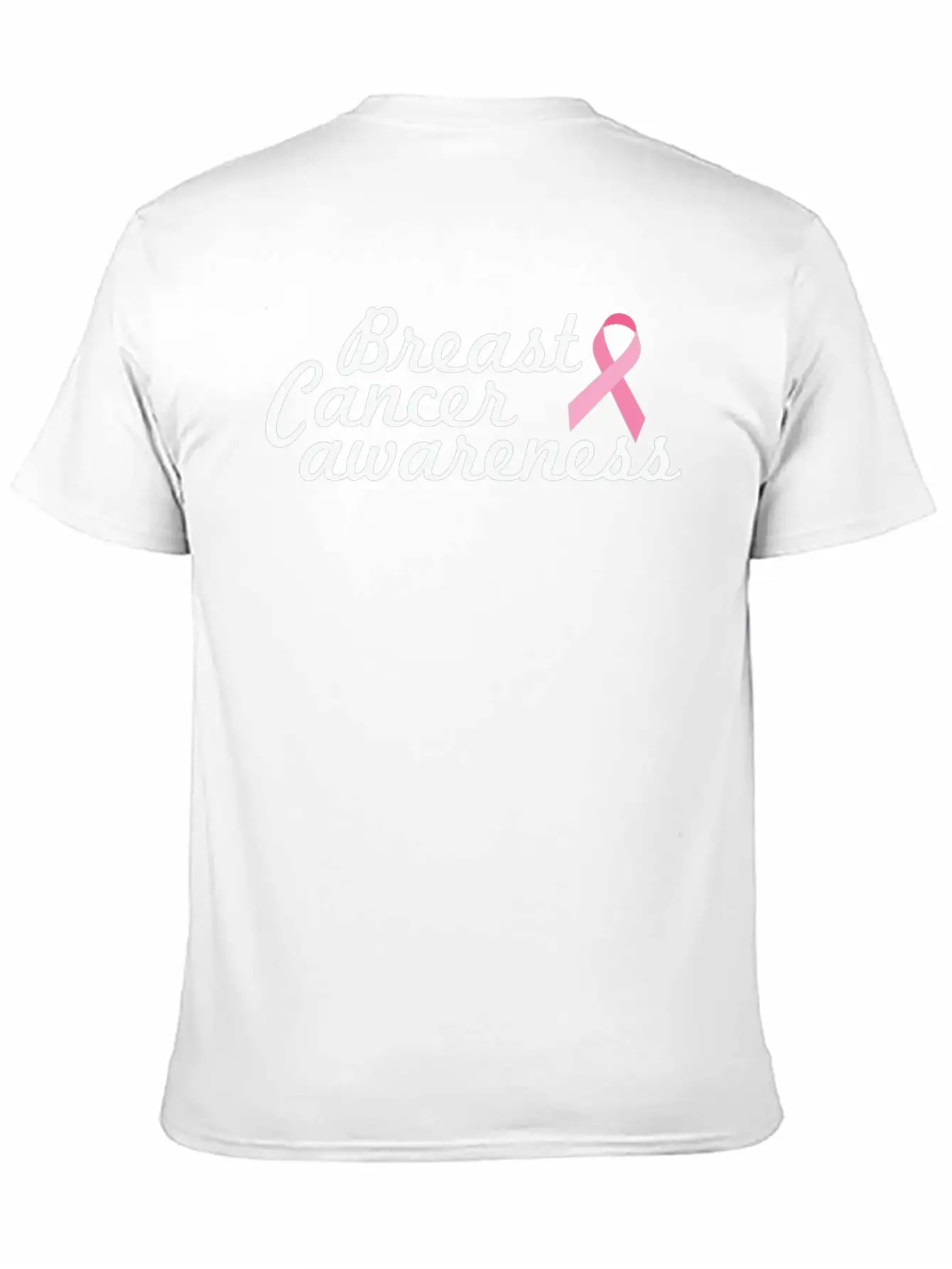 Breast Cancer Awareness Basic Graphic T-Shirt – Daily Comfort In Soft Cotton