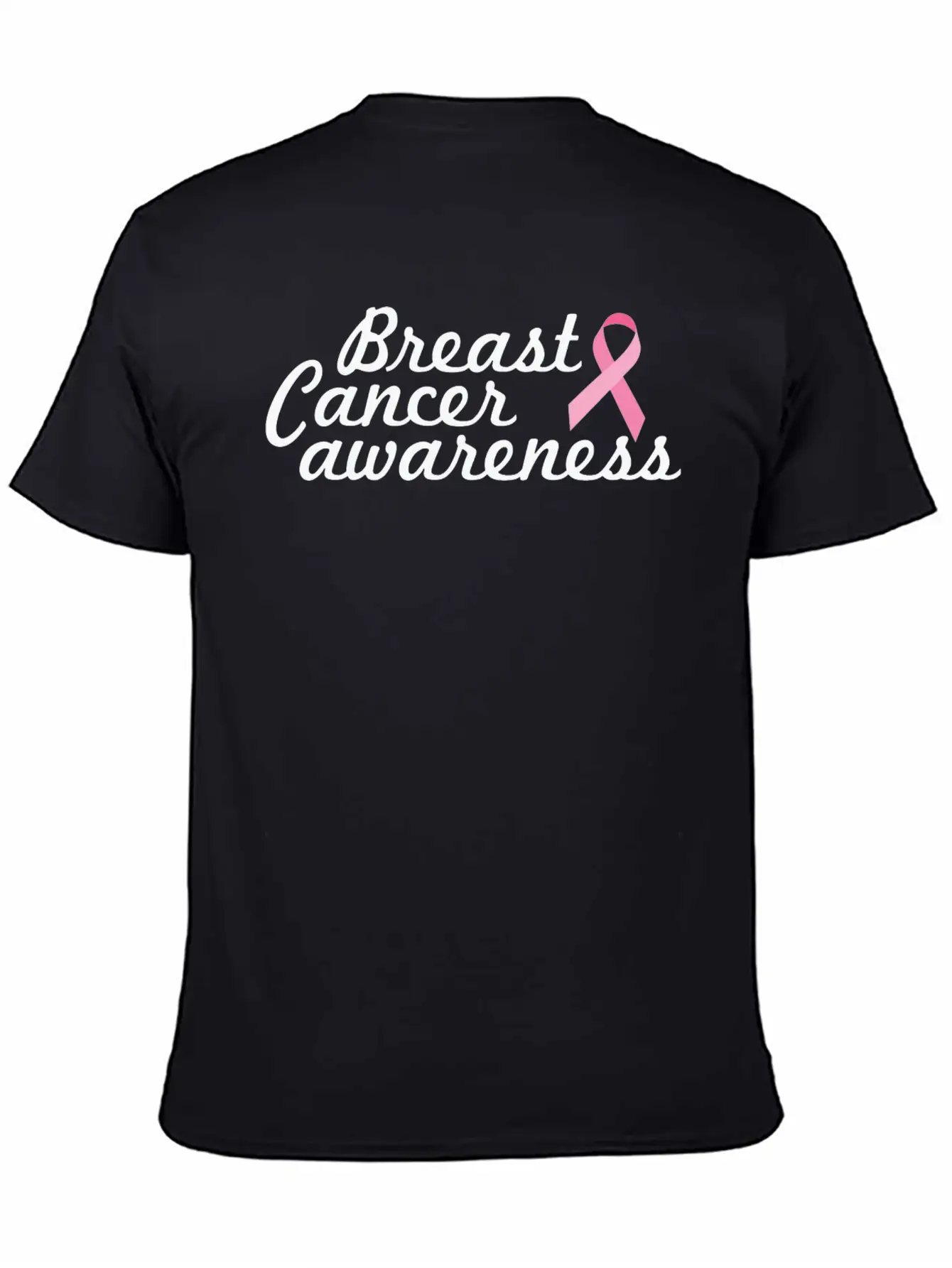 Breast Cancer Awareness Basic Graphic T-Shirt – Daily Comfort In Soft Cotton