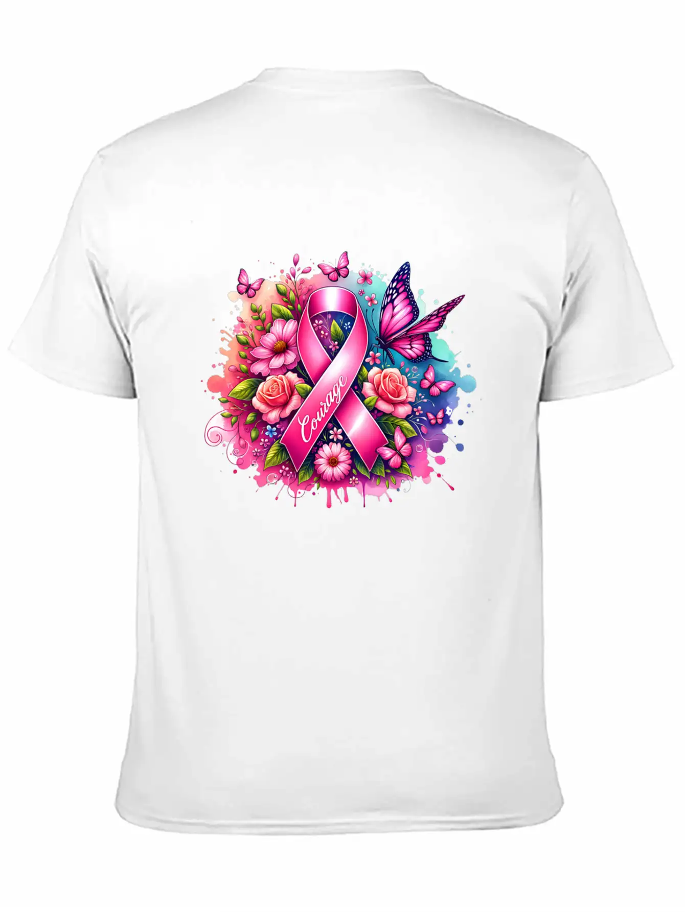 Breast Cancer Awareness Stylish Everyday T-Shirt – Unisex Basic Cotton Tee