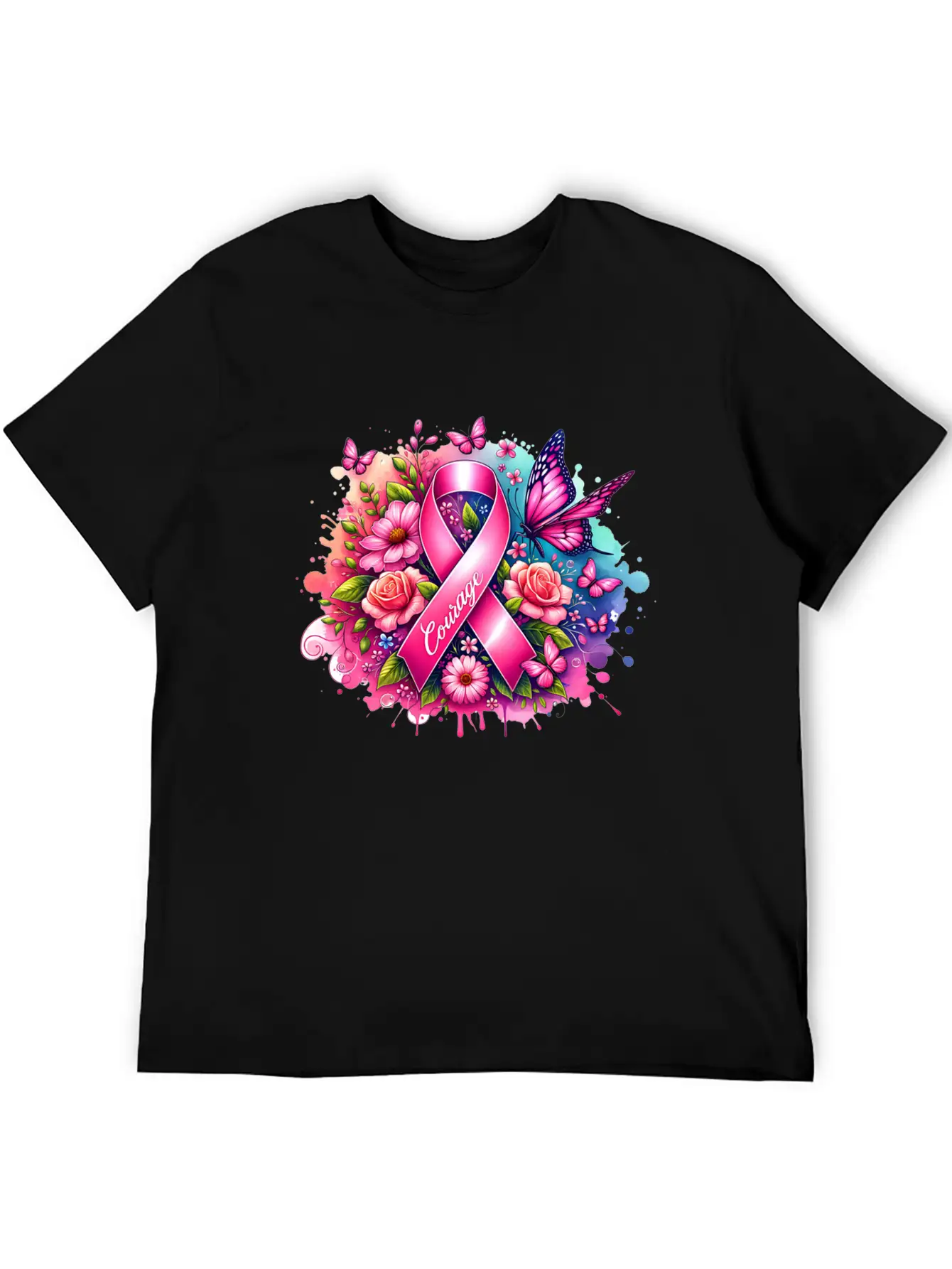 Breast Cancer Awareness Stylish Everyday T-Shirt – Unisex Basic Cotton Tee