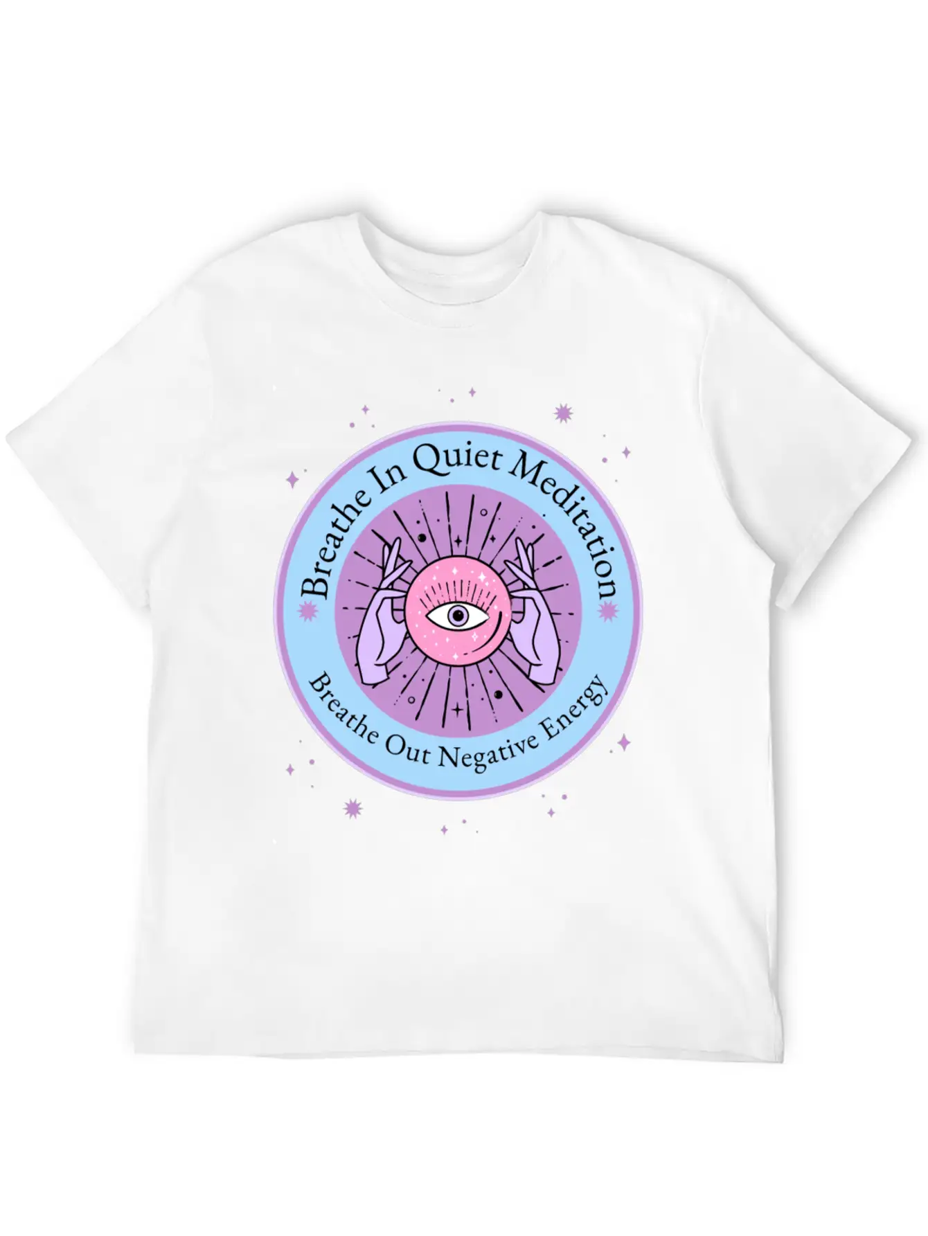 Breathe In Quiet Meditation Timeless Short Sleeve Tee – Comfy And Minimalist Design