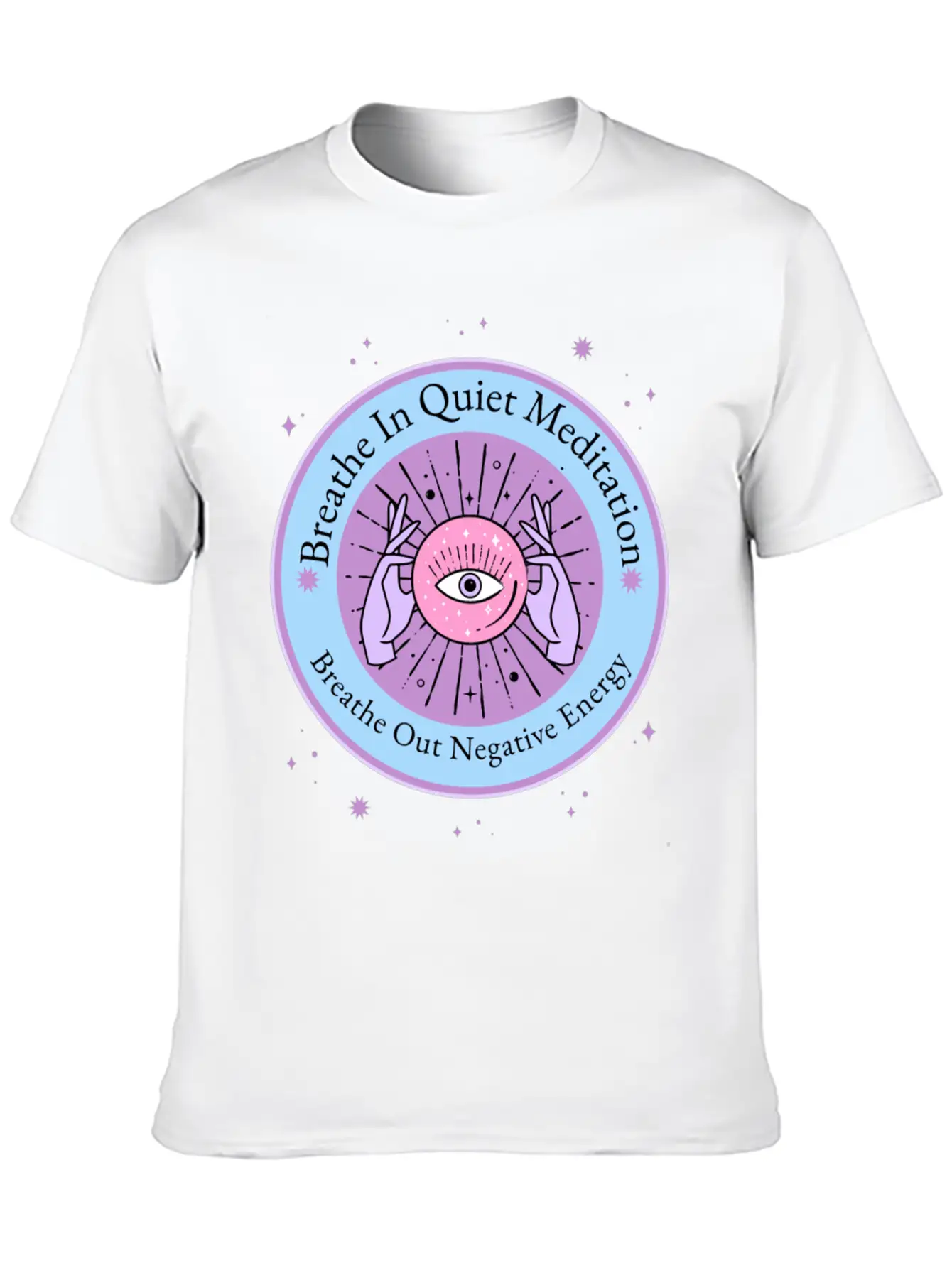 Breathe In Quiet Meditation Timeless Short Sleeve Tee – Comfy And Minimalist Design