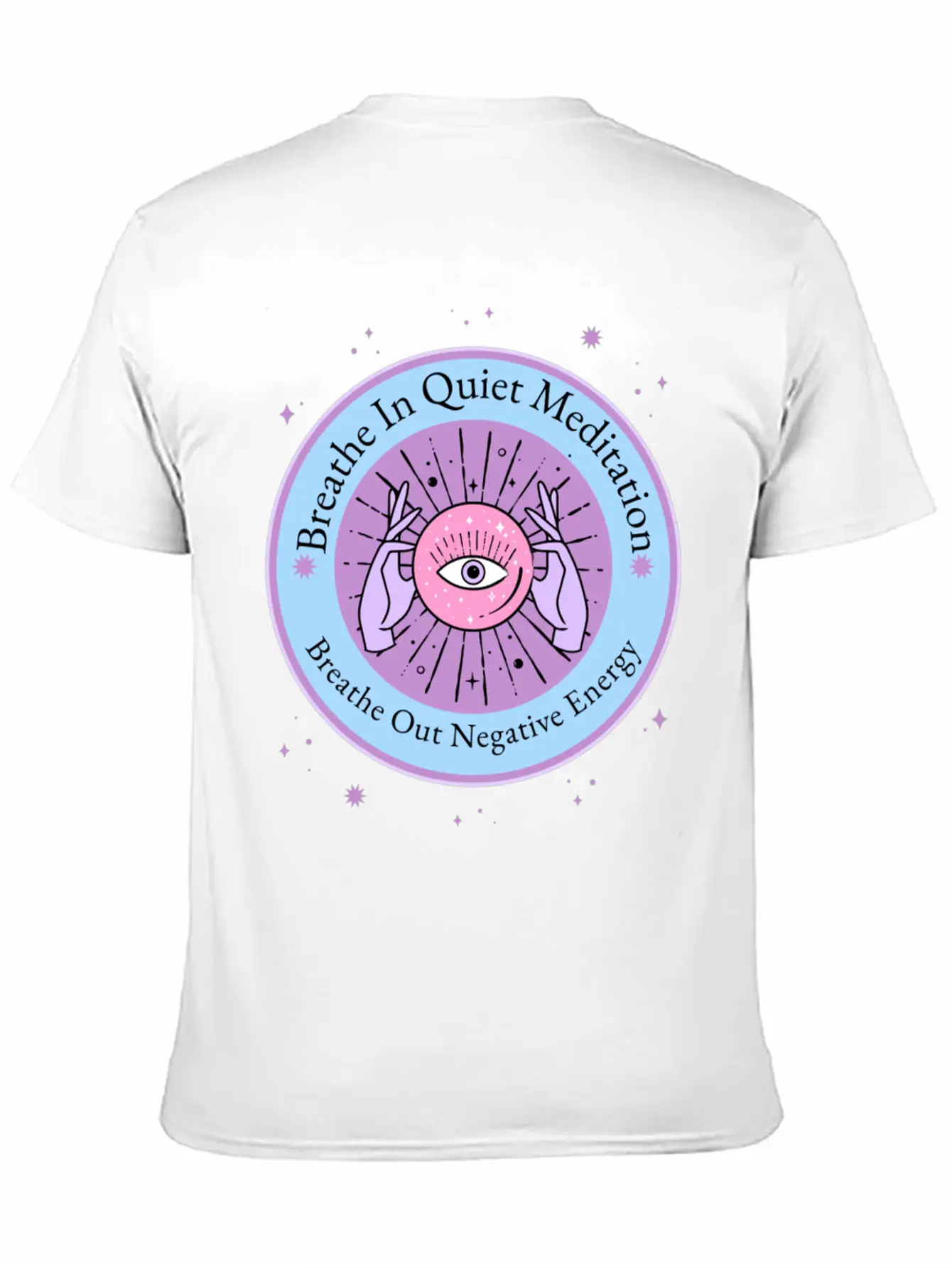 Breathe In Quiet Meditation Timeless Short Sleeve Tee – Comfy And Minimalist Design