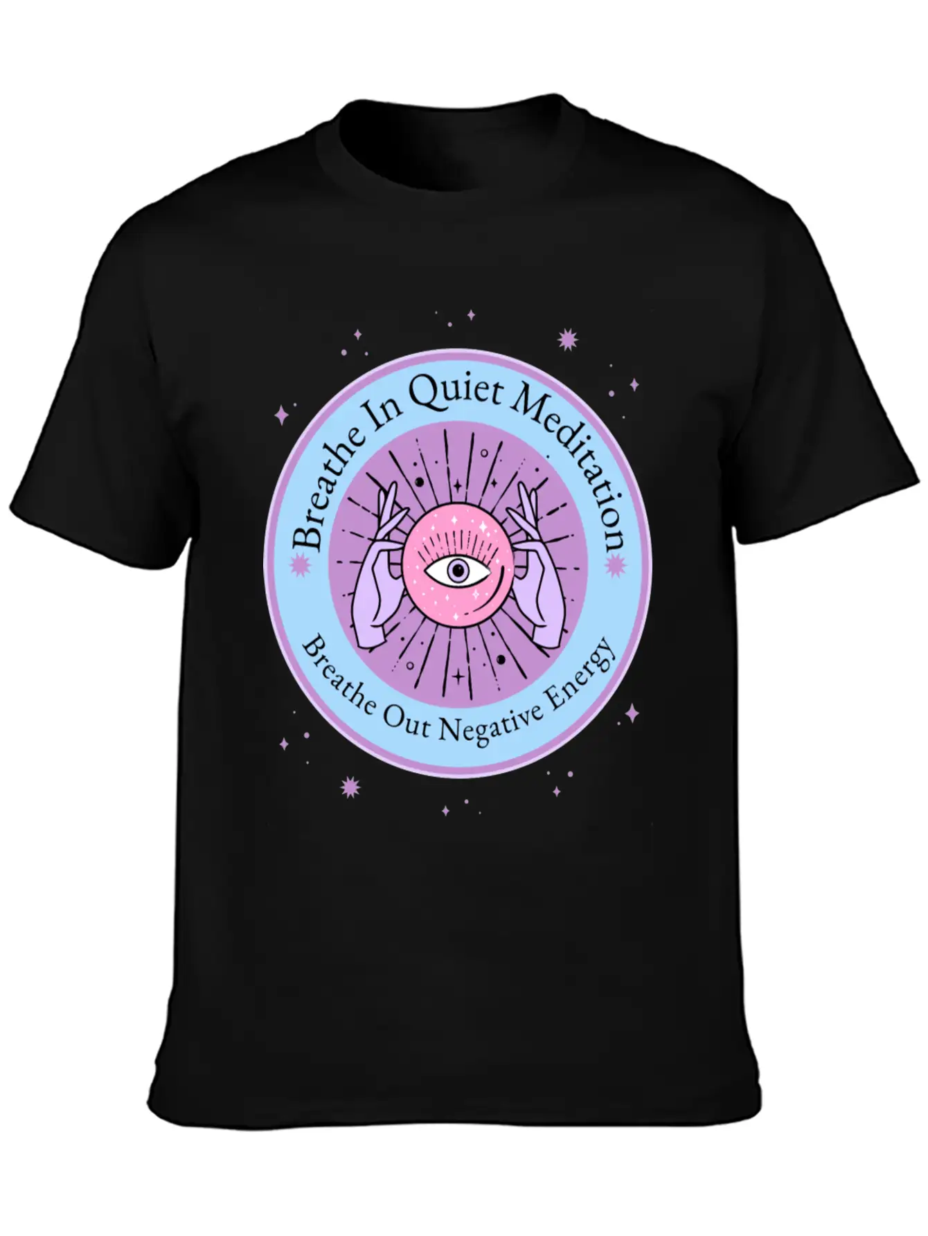 Breathe In Quiet Meditation Timeless Short Sleeve Tee – Comfy And Minimalist Design
