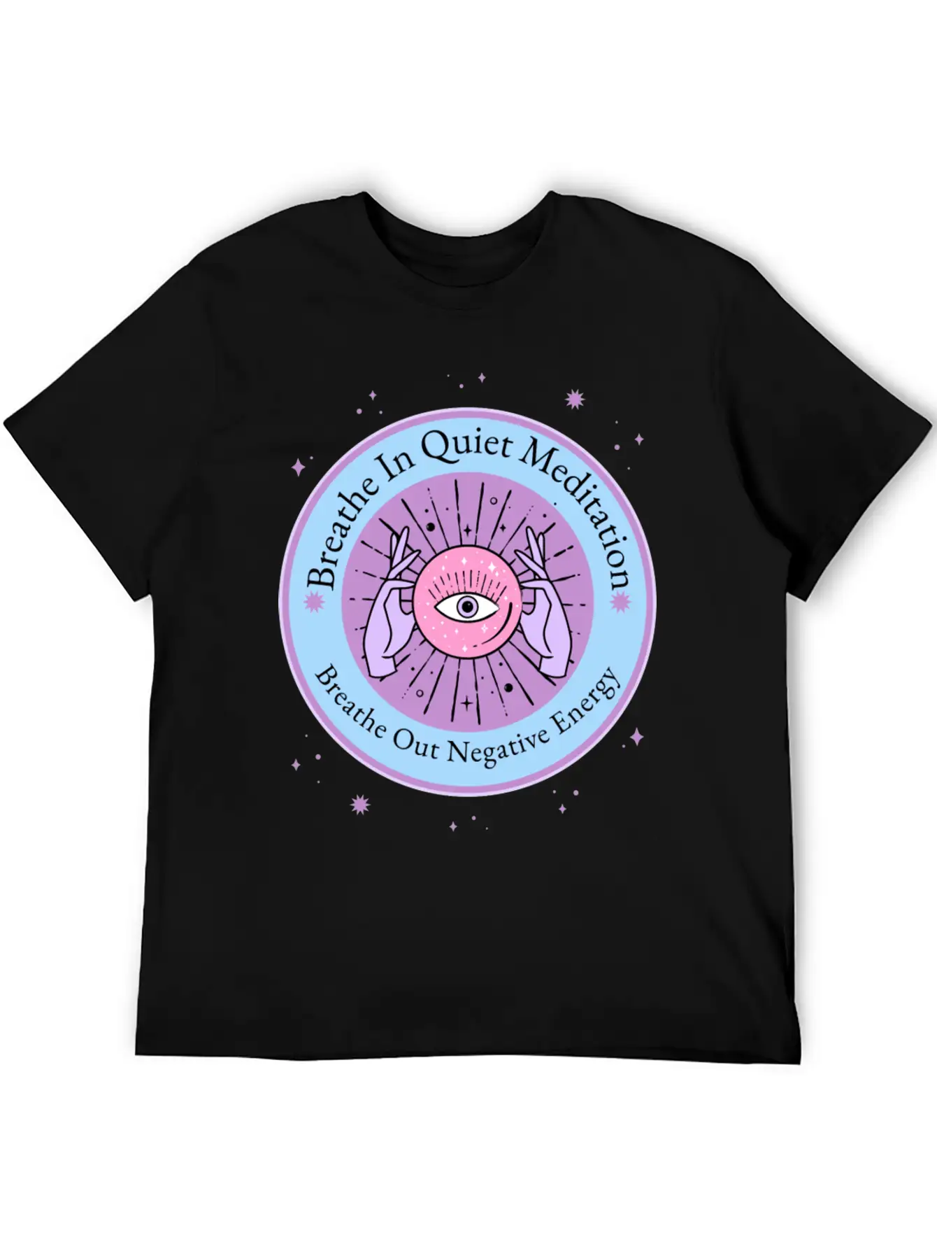 Breathe In Quiet Meditation Timeless Short Sleeve Tee – Comfy And Minimalist Design