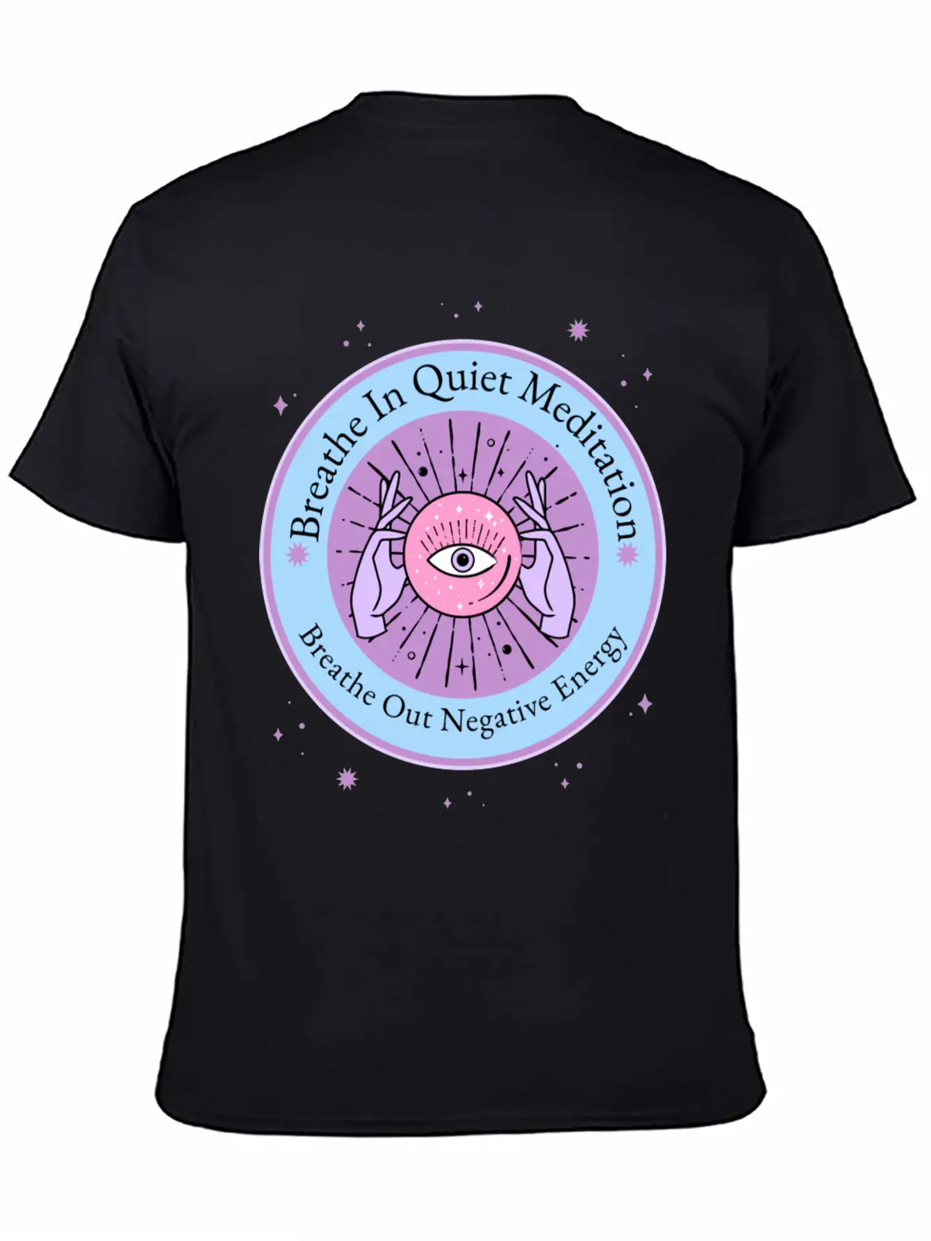 Breathe In Quiet Meditation Timeless Short Sleeve Tee – Comfy And Minimalist Design