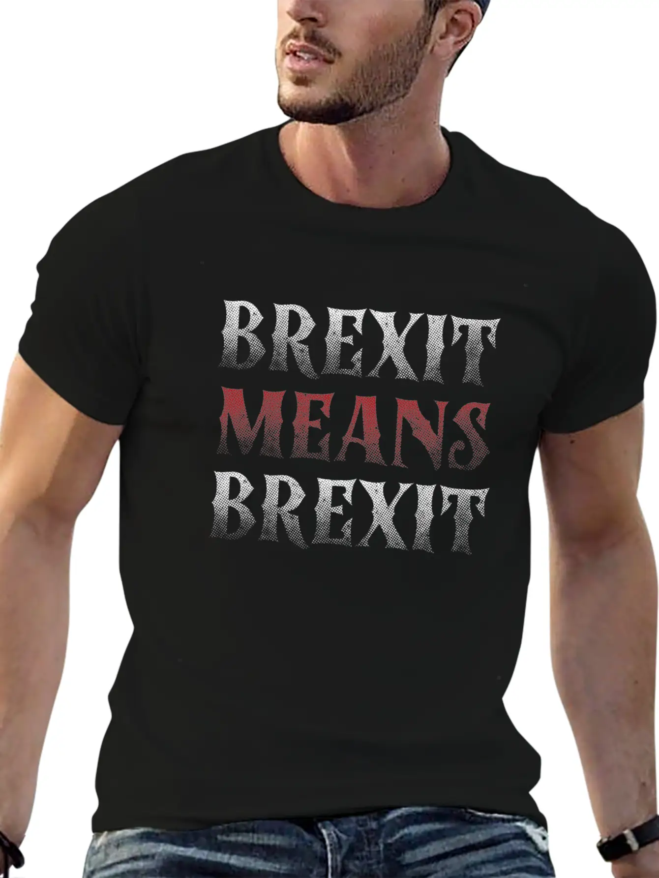 Brexit Means Brexit British Flag UK Europe Gift Essential Unisex Summer Tee – Soft Cotton Casual Fit