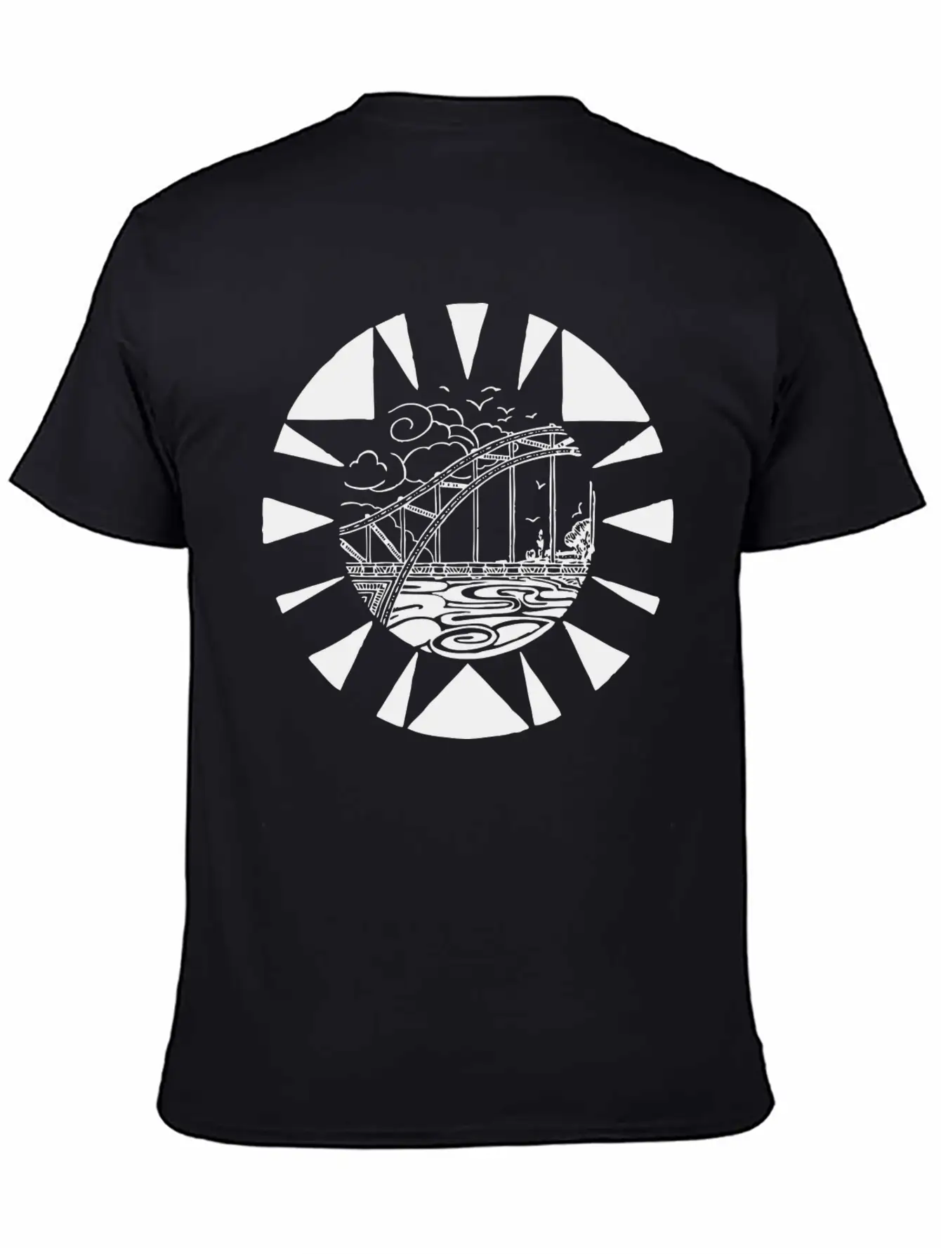 Bridge Bruecke Architecture Architektur Bauen36 Timeless Short Sleeve Tee – Comfy And Minimalist Design