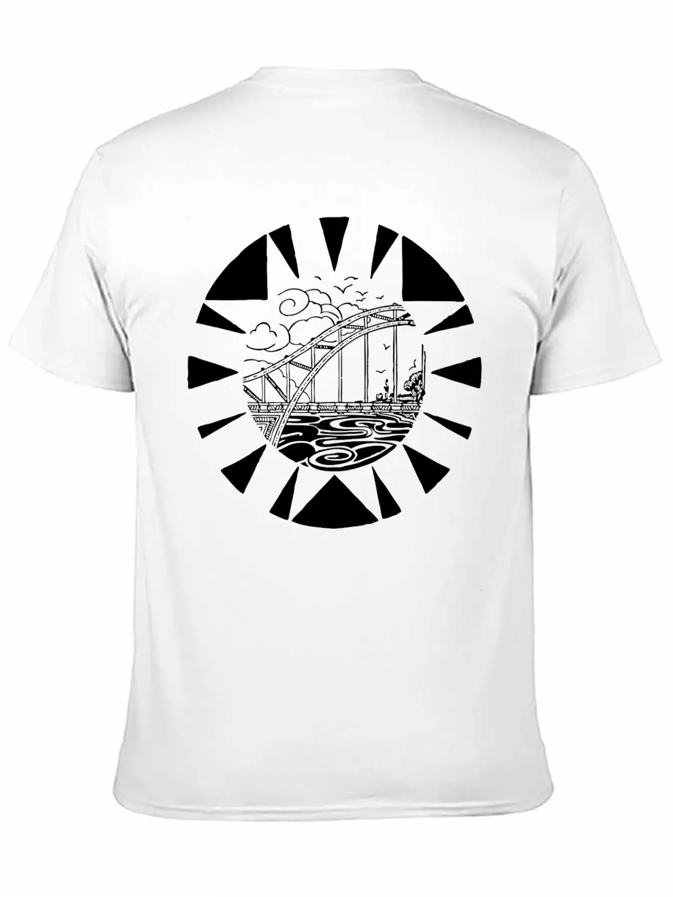 Bridge Bruecke Architecture Architektur Bauen36 Timeless Short Sleeve Tee – Comfy And Minimalist Design