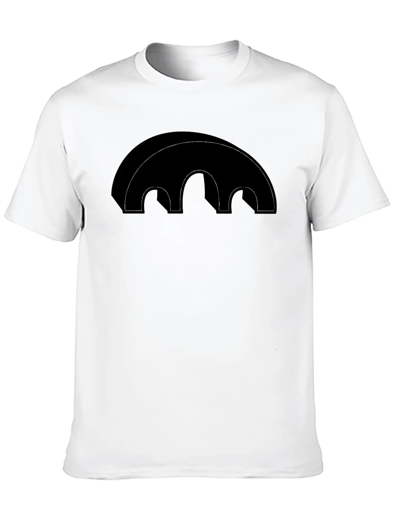Bridge Bruecke Architecture Architektur Bauen6 Unisex Short Sleeve Soft Cotton T-Shirt – Casual Everyday Wear