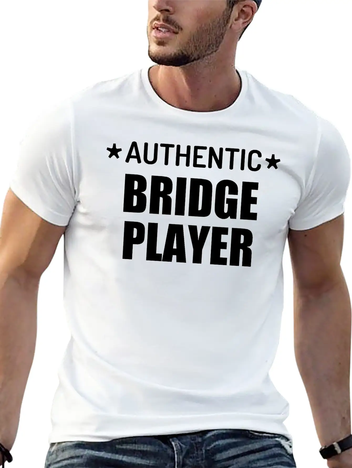 Bridge Card Game Kartenspiel Jeu De Cartes Unisex Casual T-Shirt – Clean Design For Daily Comfort