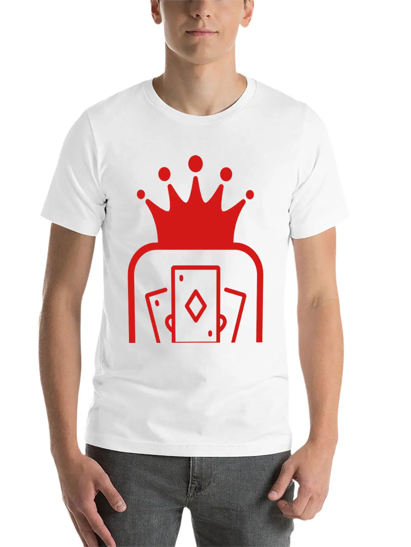 Bridge Card Game Kartenspiel Jeu De Cartes Unisex Short Sleeve Soft Cotton T-Shirt – Casual Everyday Wear