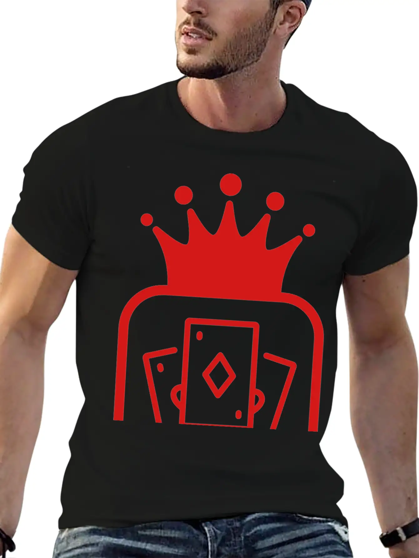 Bridge Card Game Kartenspiel Jeu De Cartes Unisex Short Sleeve Soft Cotton T-Shirt – Casual Everyday Wear