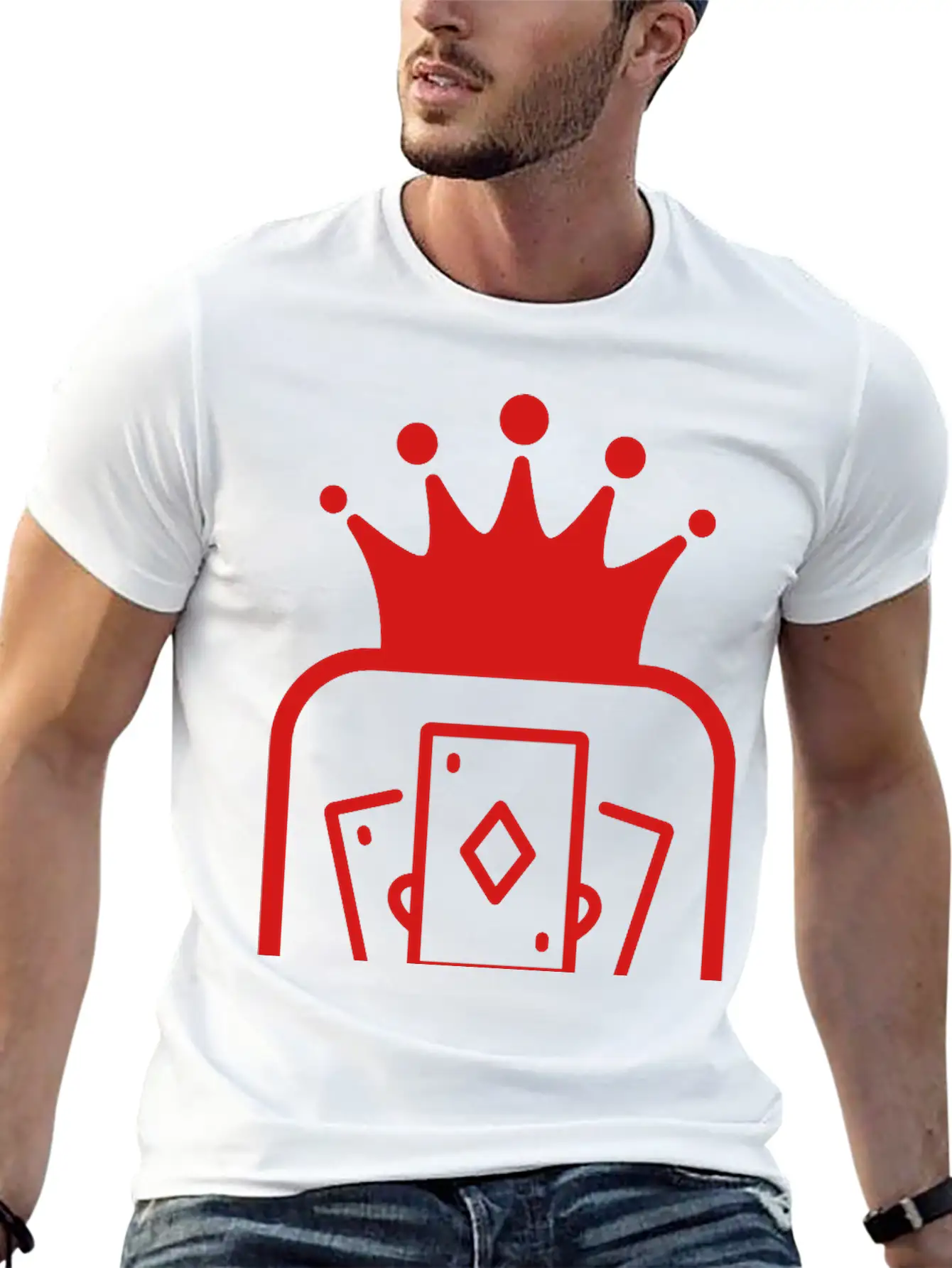 Bridge Card Game Kartenspiel Jeu De Cartes Unisex Short Sleeve Soft Cotton T-Shirt – Casual Everyday Wear