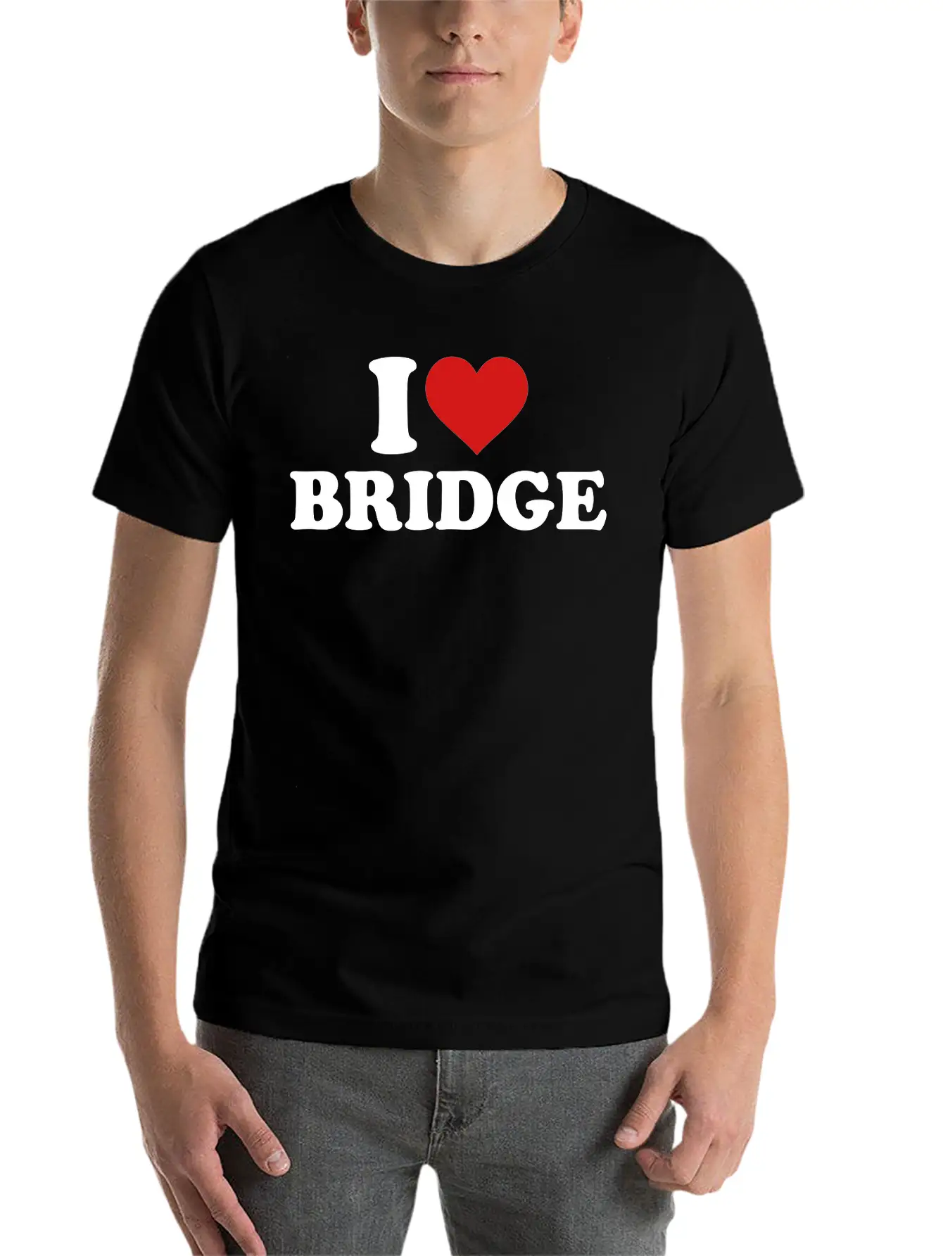 Bridge Essential Unisex Summer Tee – Soft Cotton Casual Fit