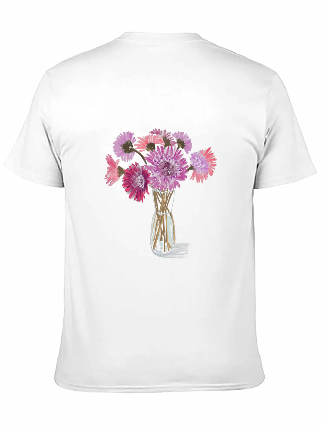 Bright Gerbera Flowers Stylish Everyday T-Shirt – Unisex Basic Cotton Tee
