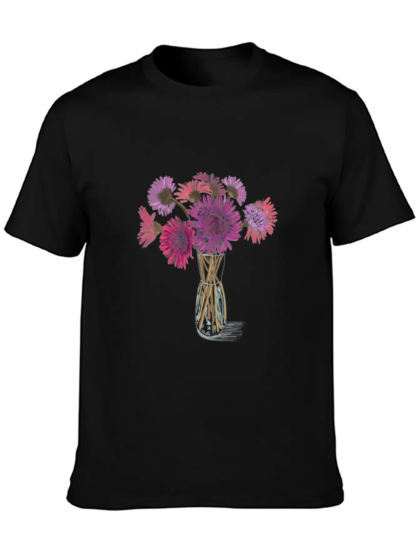 Bright Gerbera Flowers Stylish Everyday T-Shirt – Unisex Basic Cotton Tee