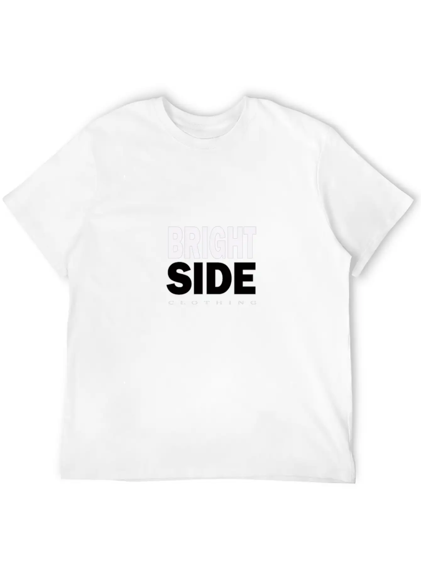 Bright Side Merch Clothing Comfortable Minimalist Graphic Tee – Summer Style Essential