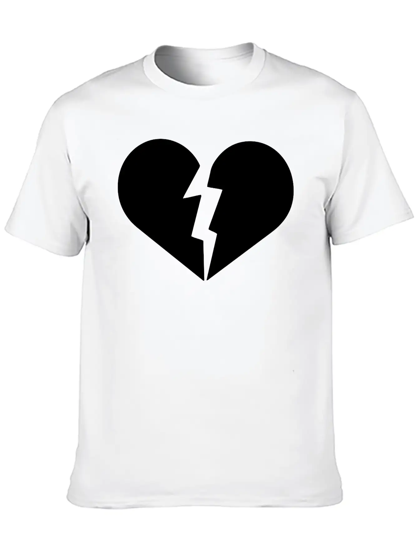 Broken Heart, Heart Broken, Love, Heart, Heartbeat Timeless Short Sleeve Tee – Comfy And Minimalist Design