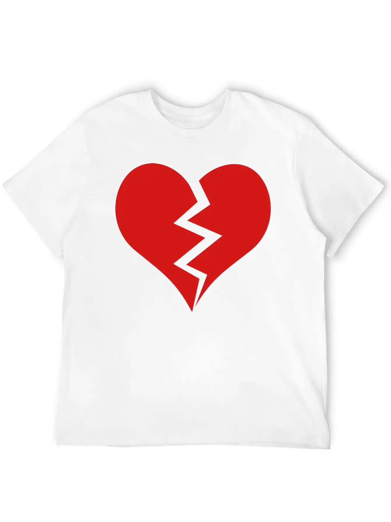 Broken Heart Unisex Casual T-Shirt – Clean Design For Daily Comfort