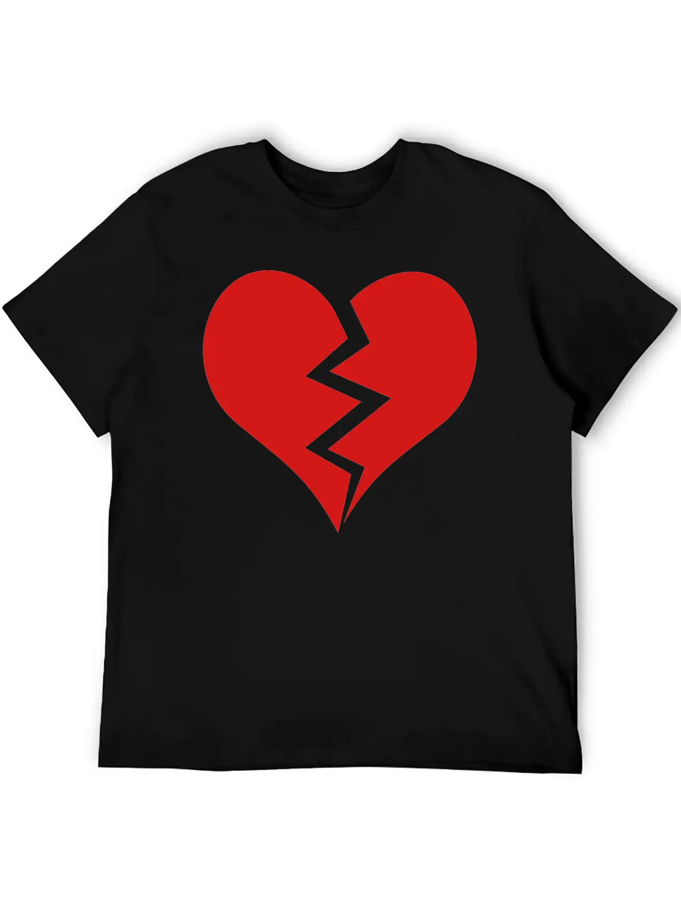Broken Heart Unisex Casual T-Shirt – Clean Design For Daily Comfort