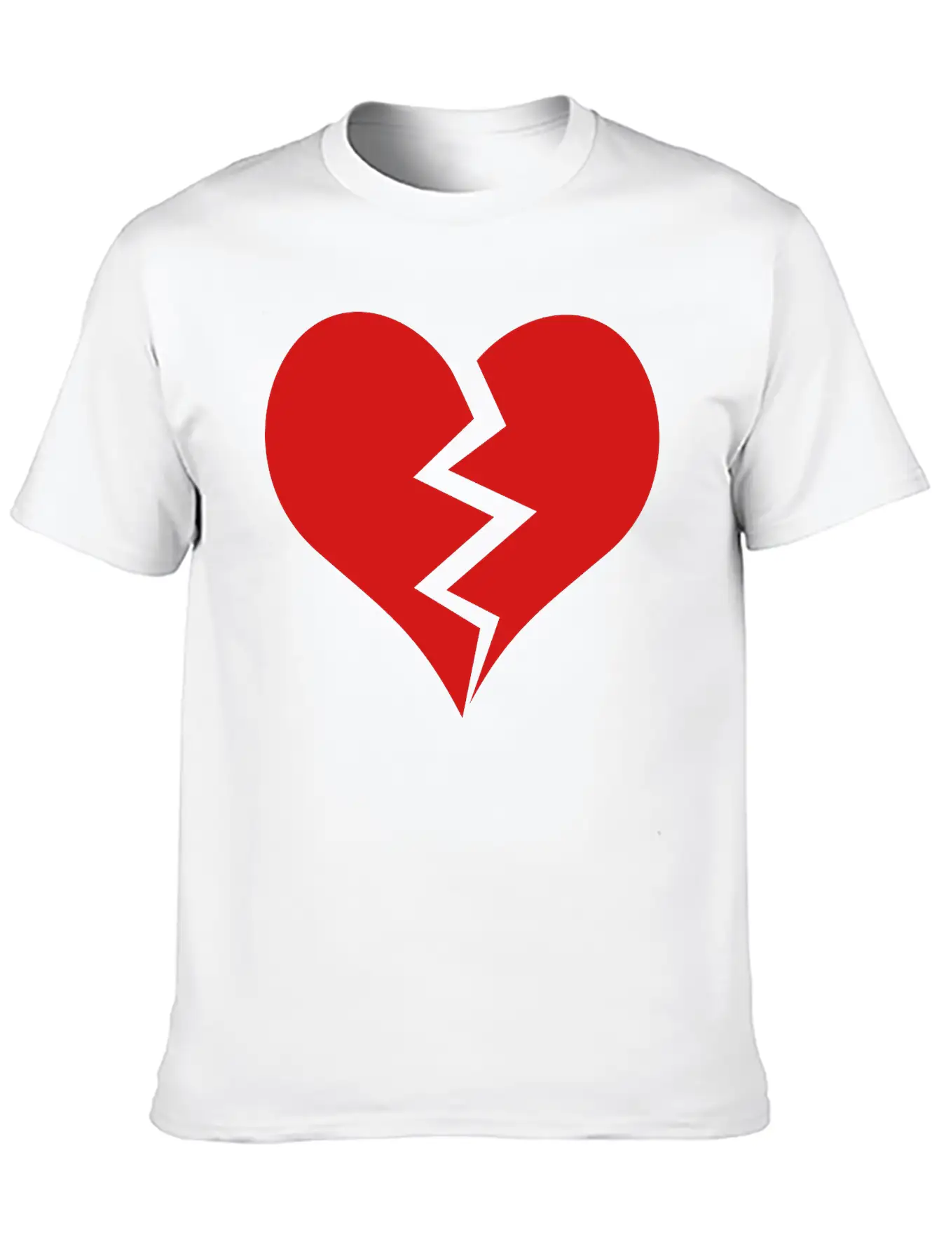 Broken Heart Unisex Casual T-Shirt – Clean Design For Daily Comfort