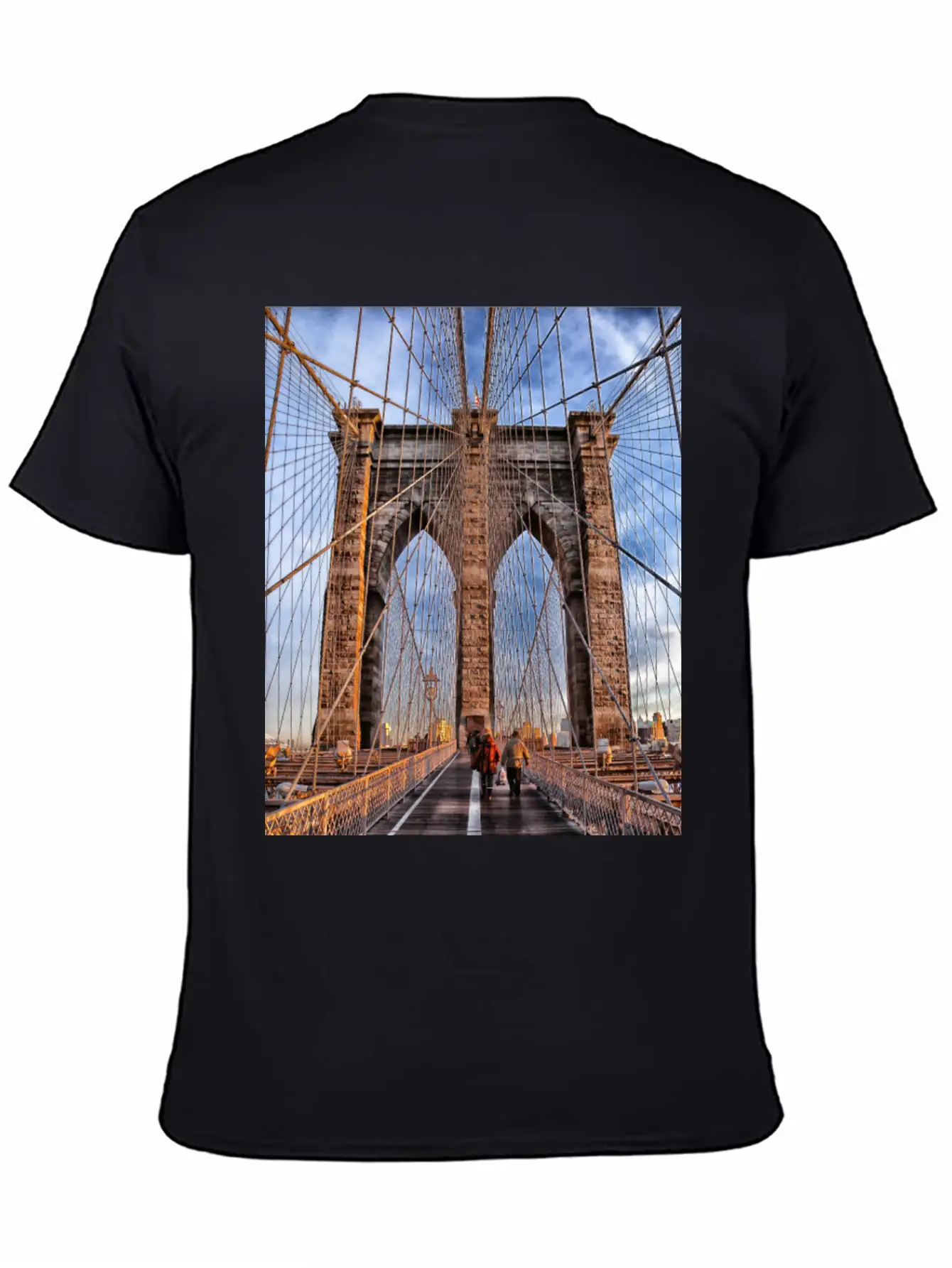 Brooklyn Bridge Essential Unisex Summer Tee – Soft Cotton Casual Fit