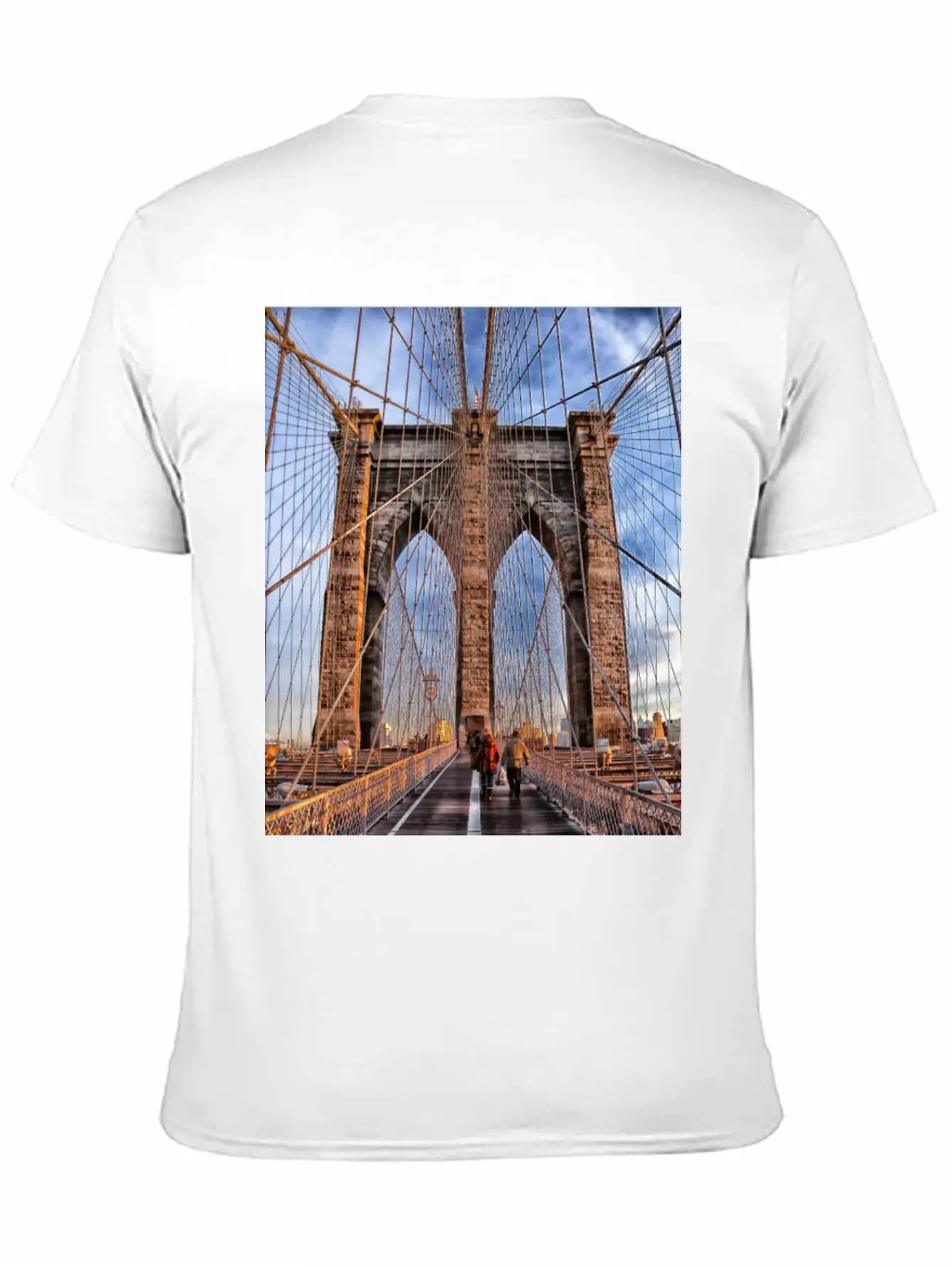Brooklyn Bridge Essential Unisex Summer Tee – Soft Cotton Casual Fit