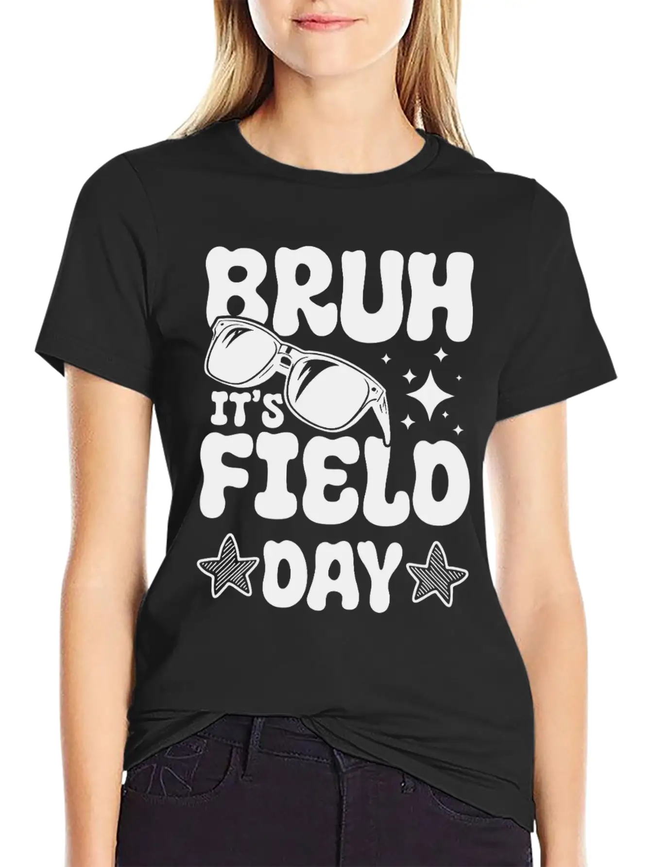 Bruh It's Field Day Funny School Stylish Everyday T-Shirt – Unisex Basic Cotton Tee