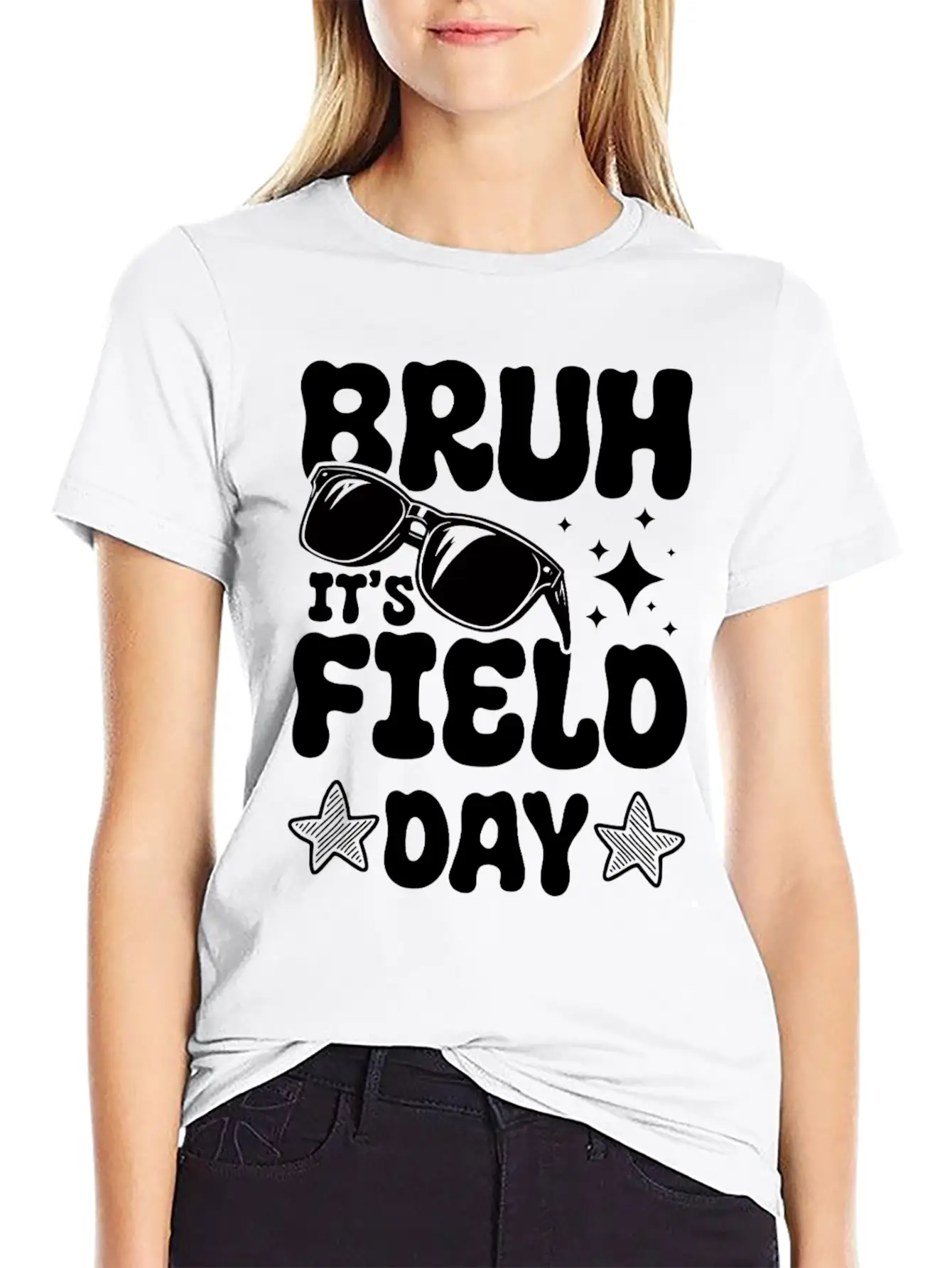 Bruh It's Field Day Funny School Stylish Everyday T-Shirt – Unisex Basic Cotton Tee