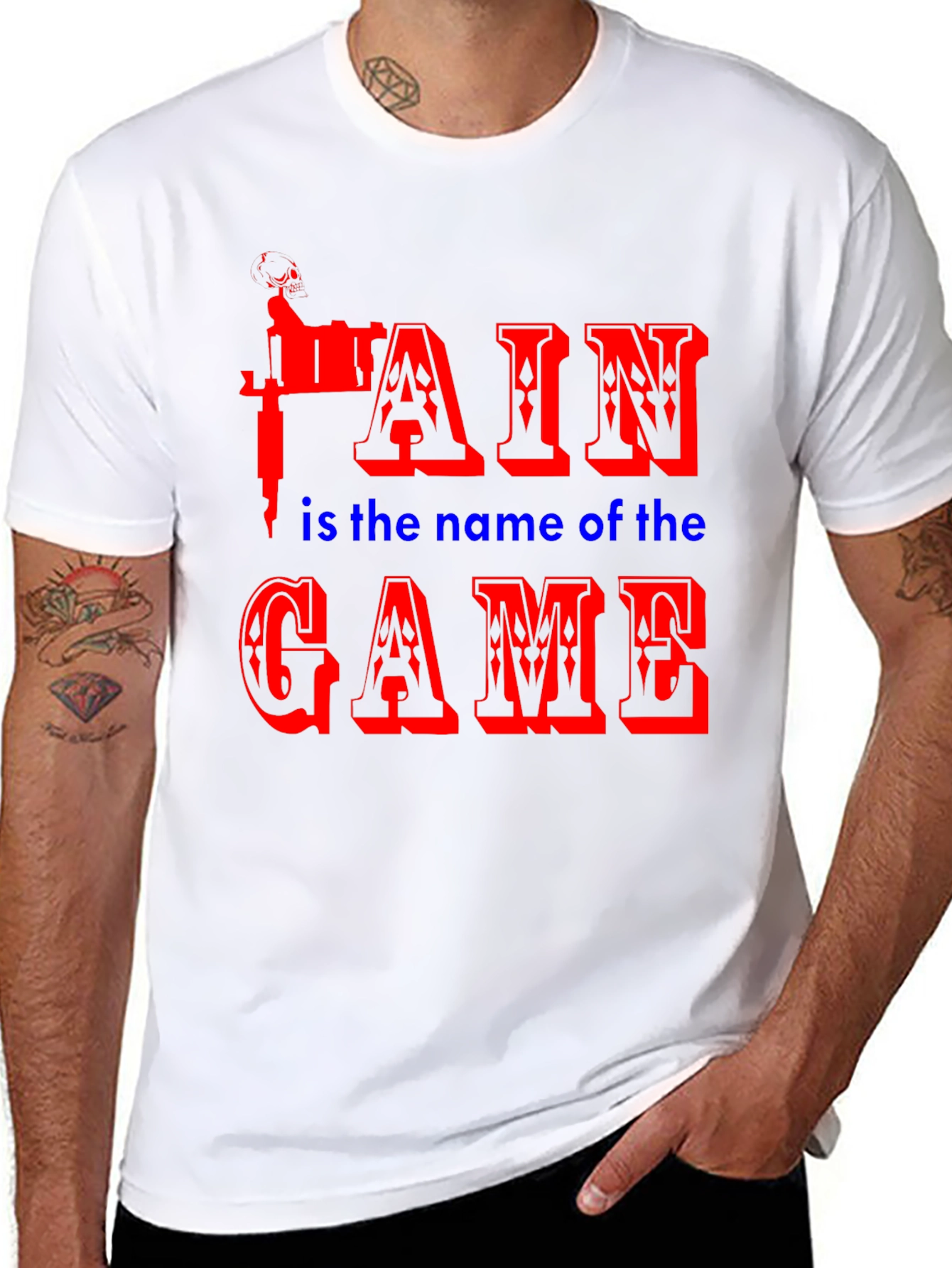 Pain is the Name of the Game Black T-Shirt