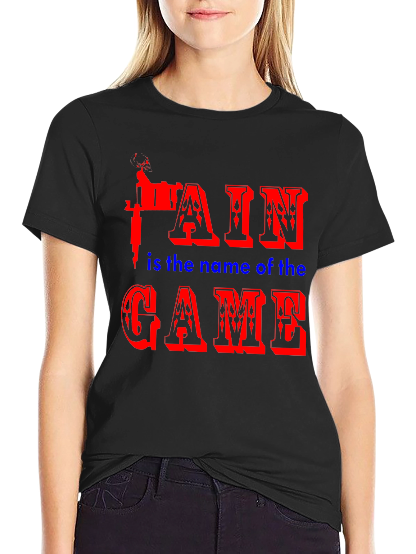 Pain is the Name of the Game Black T-Shirt