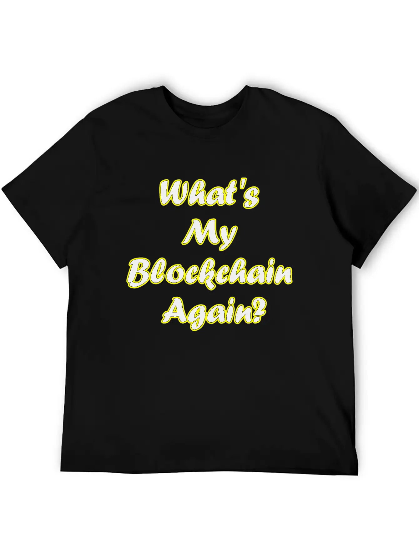Btcblockchain Unisex Short Sleeve Soft Cotton T-Shirt – Casual Everyday Wear