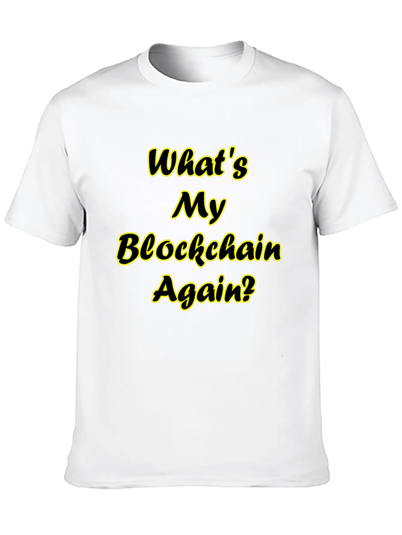 Btcblockchain Unisex Short Sleeve Soft Cotton T-Shirt – Casual Everyday Wear