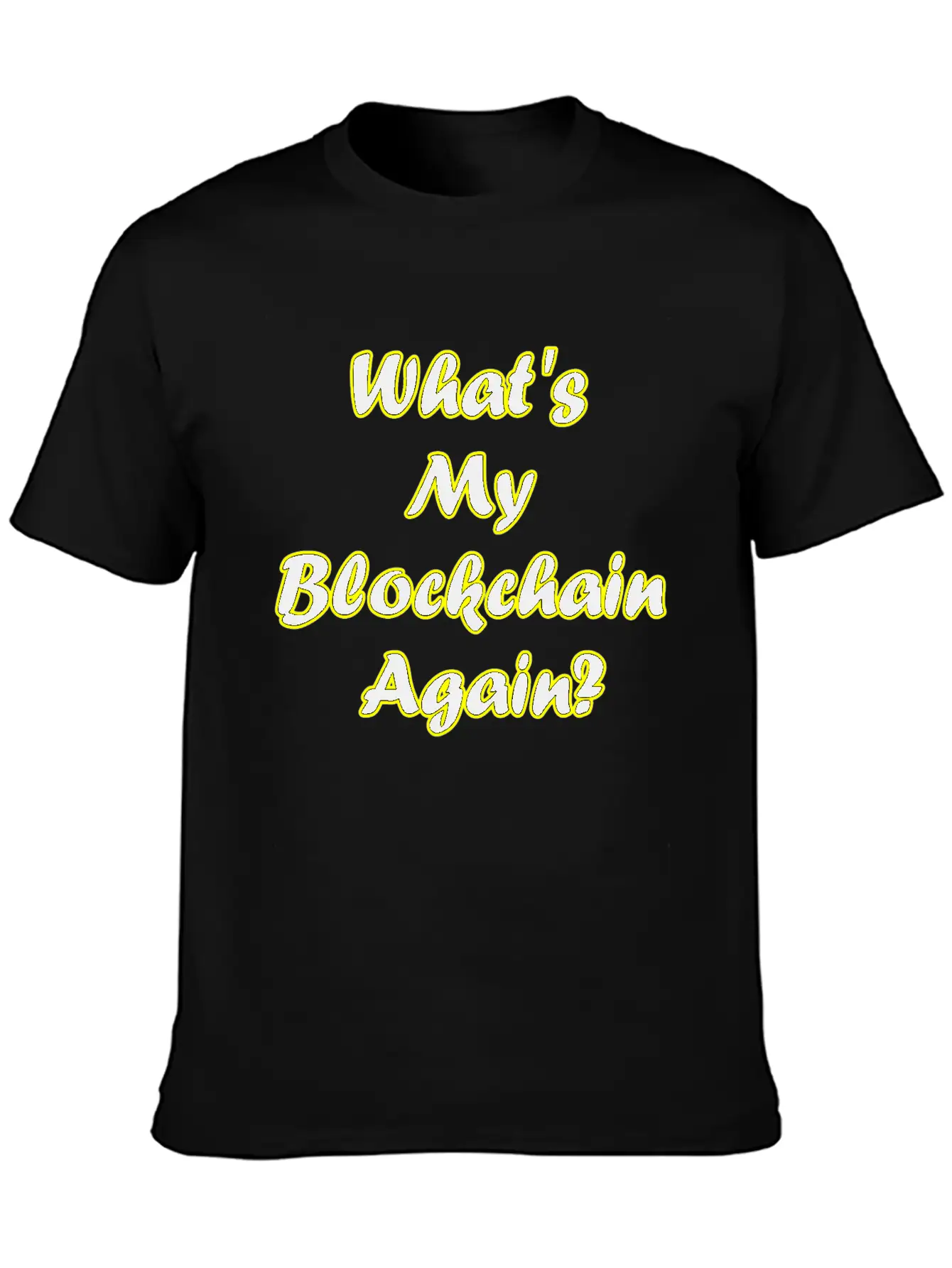 Btcblockchain Unisex Short Sleeve Soft Cotton T-Shirt – Casual Everyday Wear