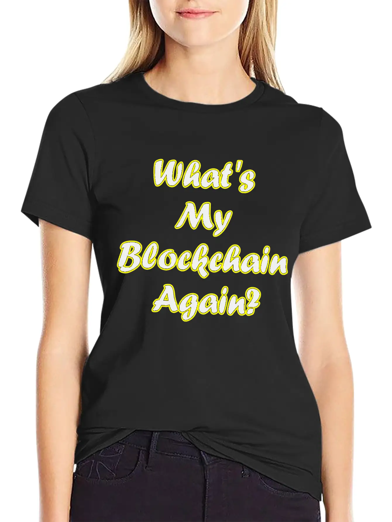 Btcblockchain Unisex Short Sleeve Soft Cotton T-Shirt – Casual Everyday Wear
