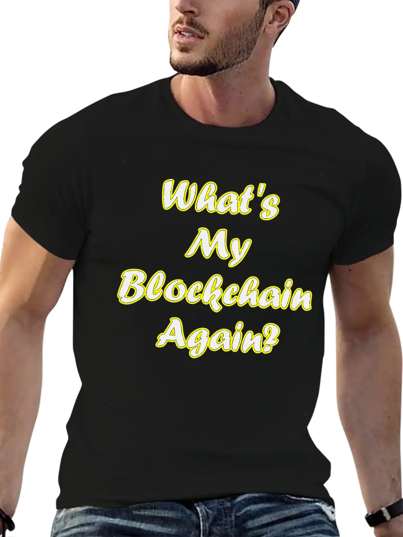 Btcblockchain Unisex Short Sleeve Soft Cotton T-Shirt – Casual Everyday Wear