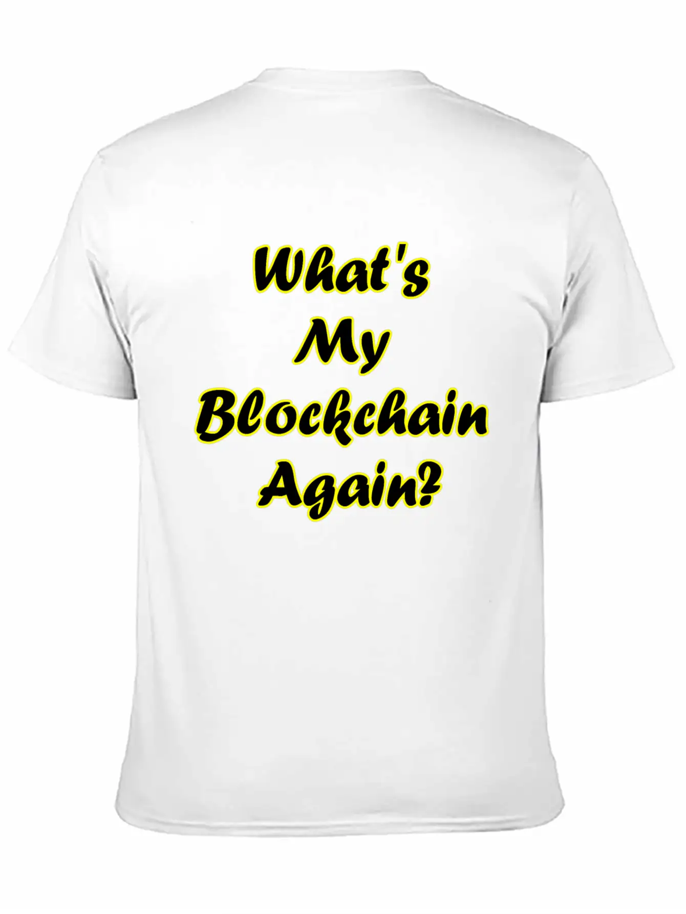 Btcblockchain Unisex Short Sleeve Soft Cotton T-Shirt – Casual Everyday Wear