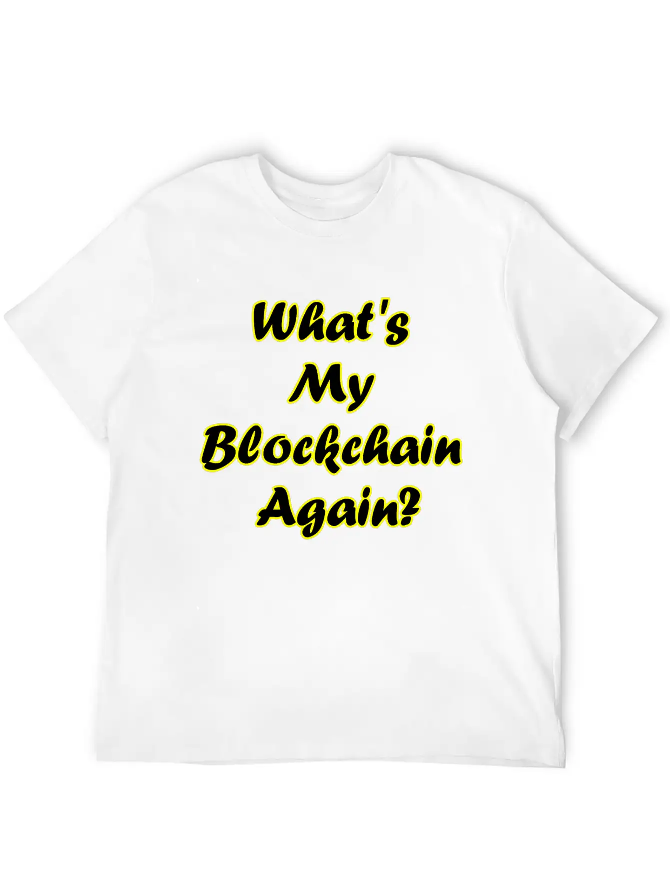 Btcblockchain Unisex Short Sleeve Soft Cotton T-Shirt – Casual Everyday Wear