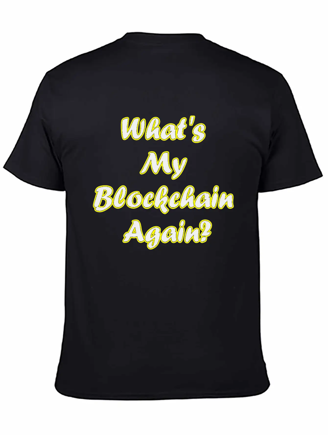 Btcblockchain Unisex Short Sleeve Soft Cotton T-Shirt – Casual Everyday Wear