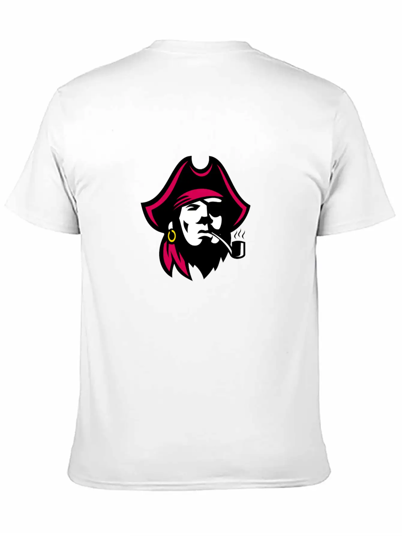 Buccaneer Smoking Pipe Retro Basic Graphic T-Shirt – Daily Comfort In Soft Cotton
