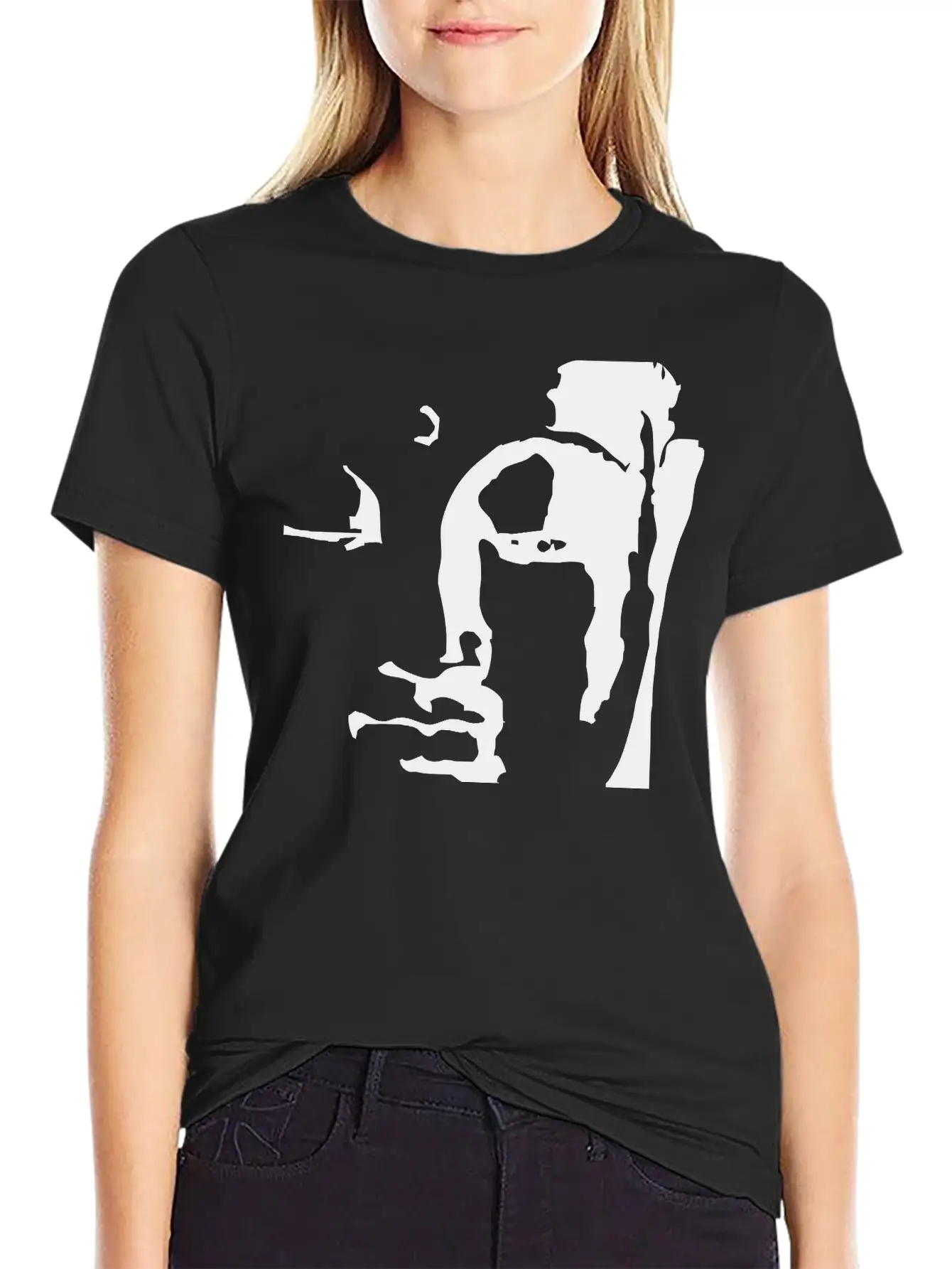 Buddhas Face Timeless Short Sleeve Tee – Comfy And Minimalist Design