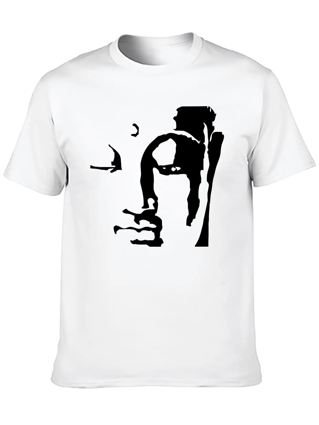 Buddhas Face Timeless Short Sleeve Tee – Comfy And Minimalist Design